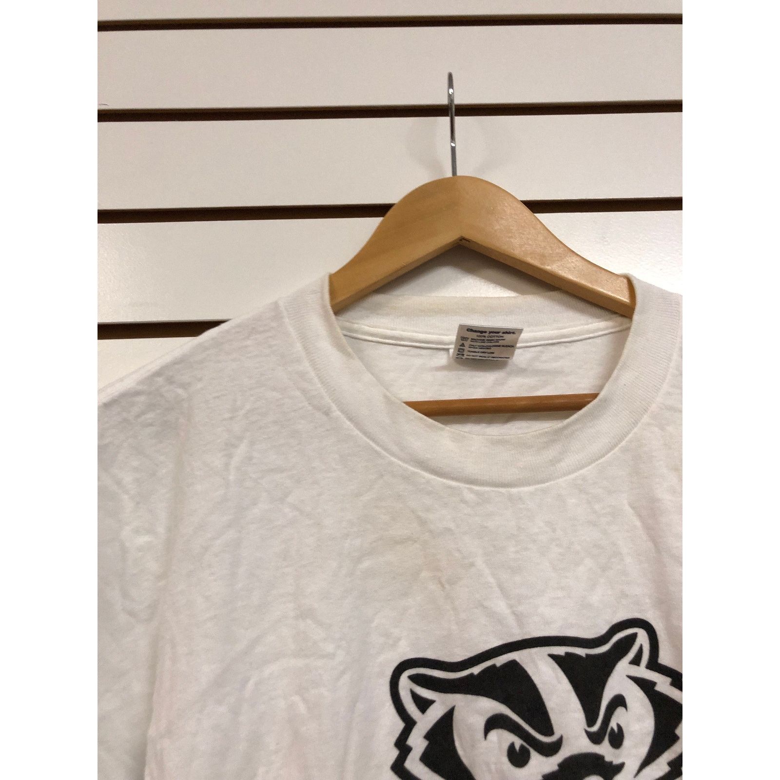 Delta Vintage Wisconsin Badgers T Shirt Size XXL 1980s 80s Size US XXL / EU 58 / 5 - 2 Thumbnail