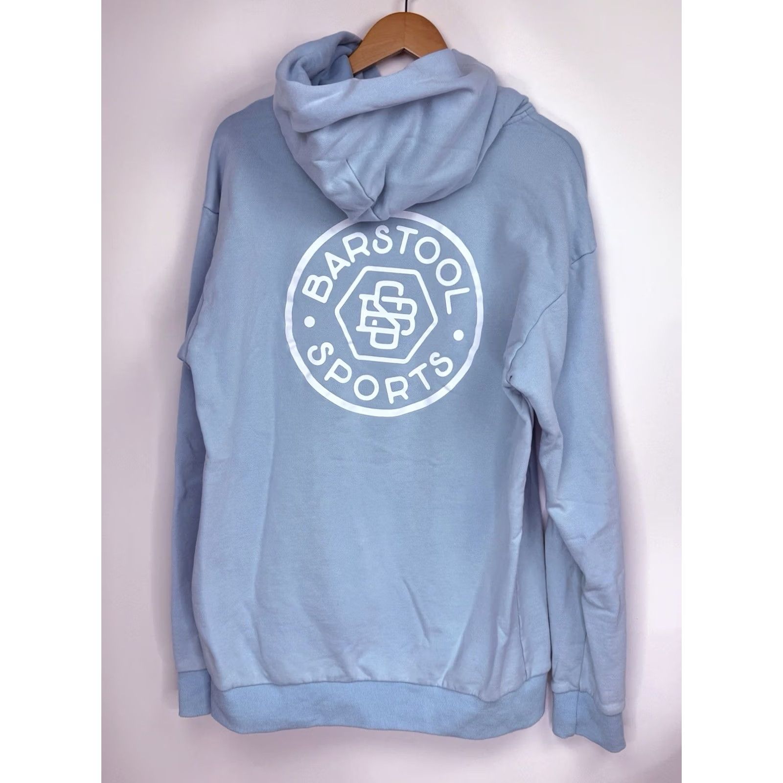 Vintage Barstool Sports Hoodie Mens XL Blue Pullover Hooded Sweatshirt Size US XL / EU 56 / 4 - 7 Thumbnail
