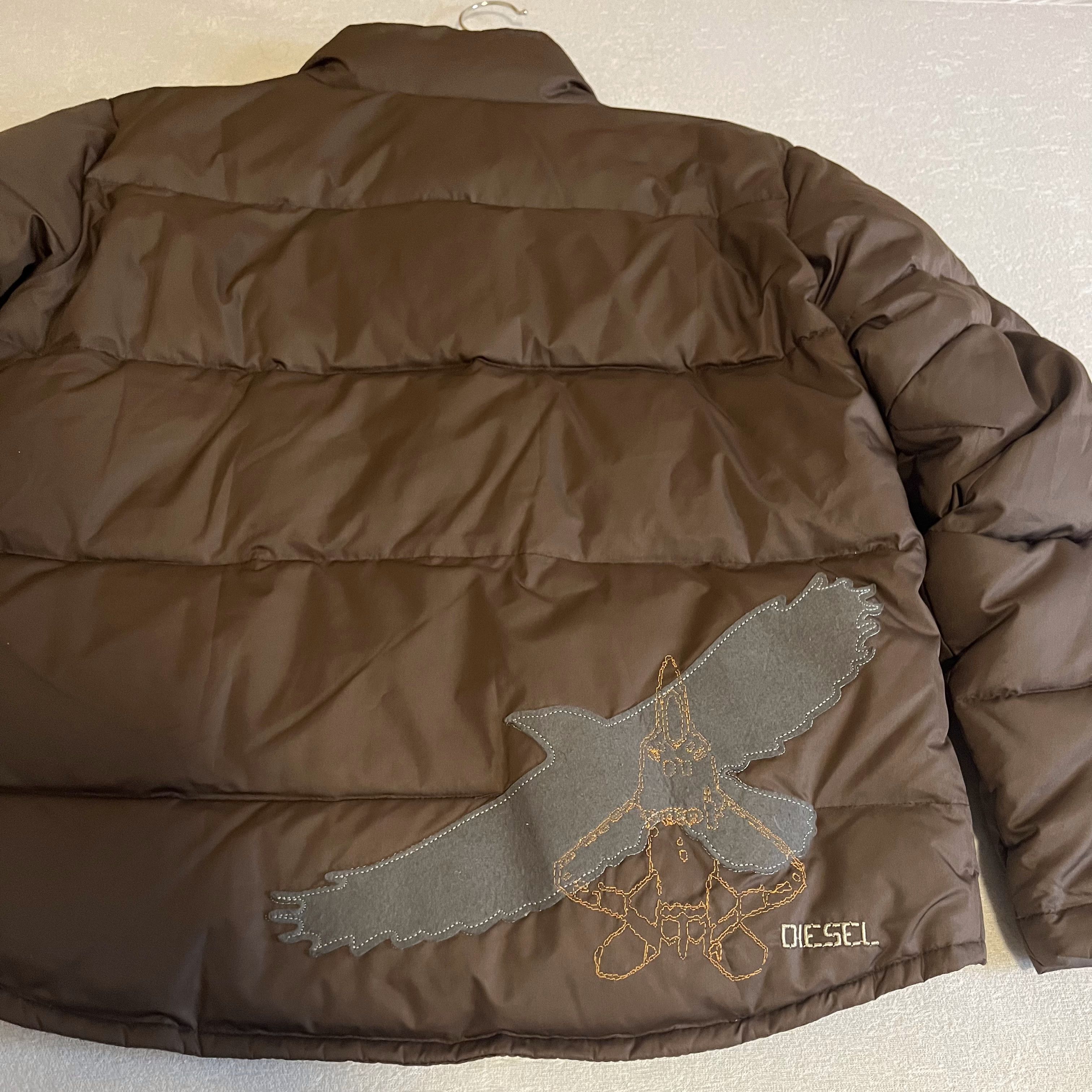 Diesel Vintage Diesel Varsity Puffer w/ Embroidered Rocket + Hawk Size S / US 4 / IT 40 - 4 Thumbnail