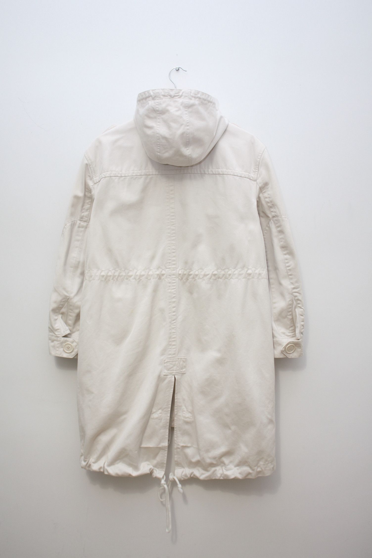 Marc Jacobs Marc Jacobs Cream Beige Fishtail Parka Women's 4 Size M / US 6-8 / IT 42-44 - 2 Thumbnail