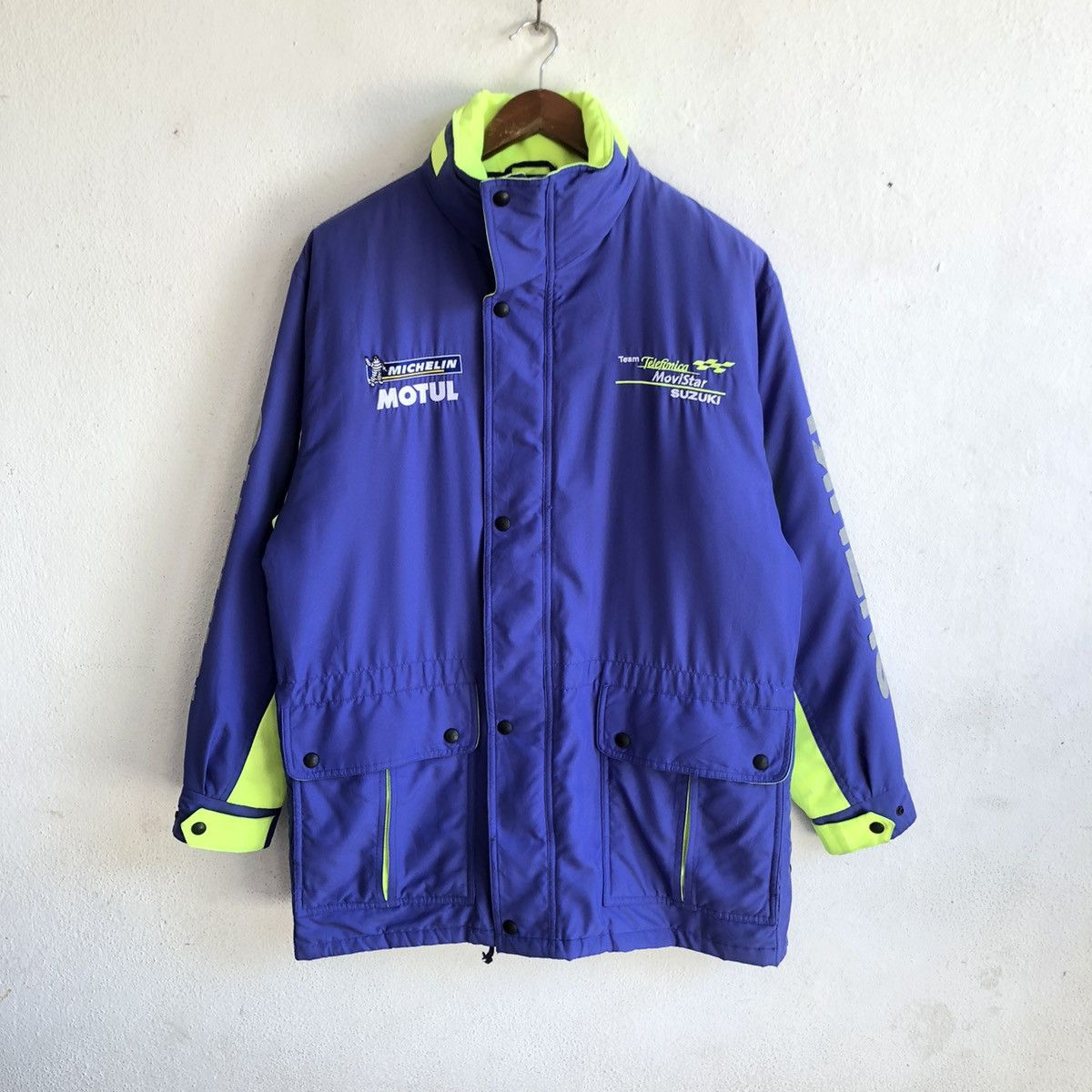 Japanese Brand SUZUKI MOVISTAR TEAM RACING jacket Size US M / EU 48-50 / 2 - 2 Thumbnail