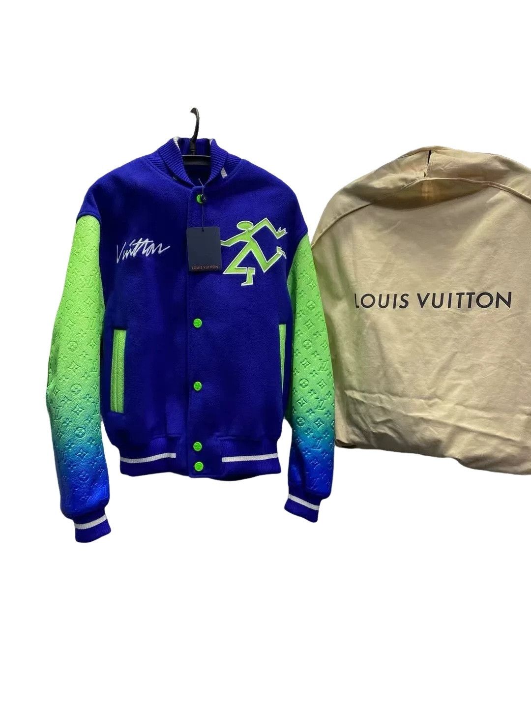 Louis Vuitton Louis Vuitton Gradient Leather Varsity Jacket Size 46 Size US S / EU 44-46 / 1 - 1 Thumbnail