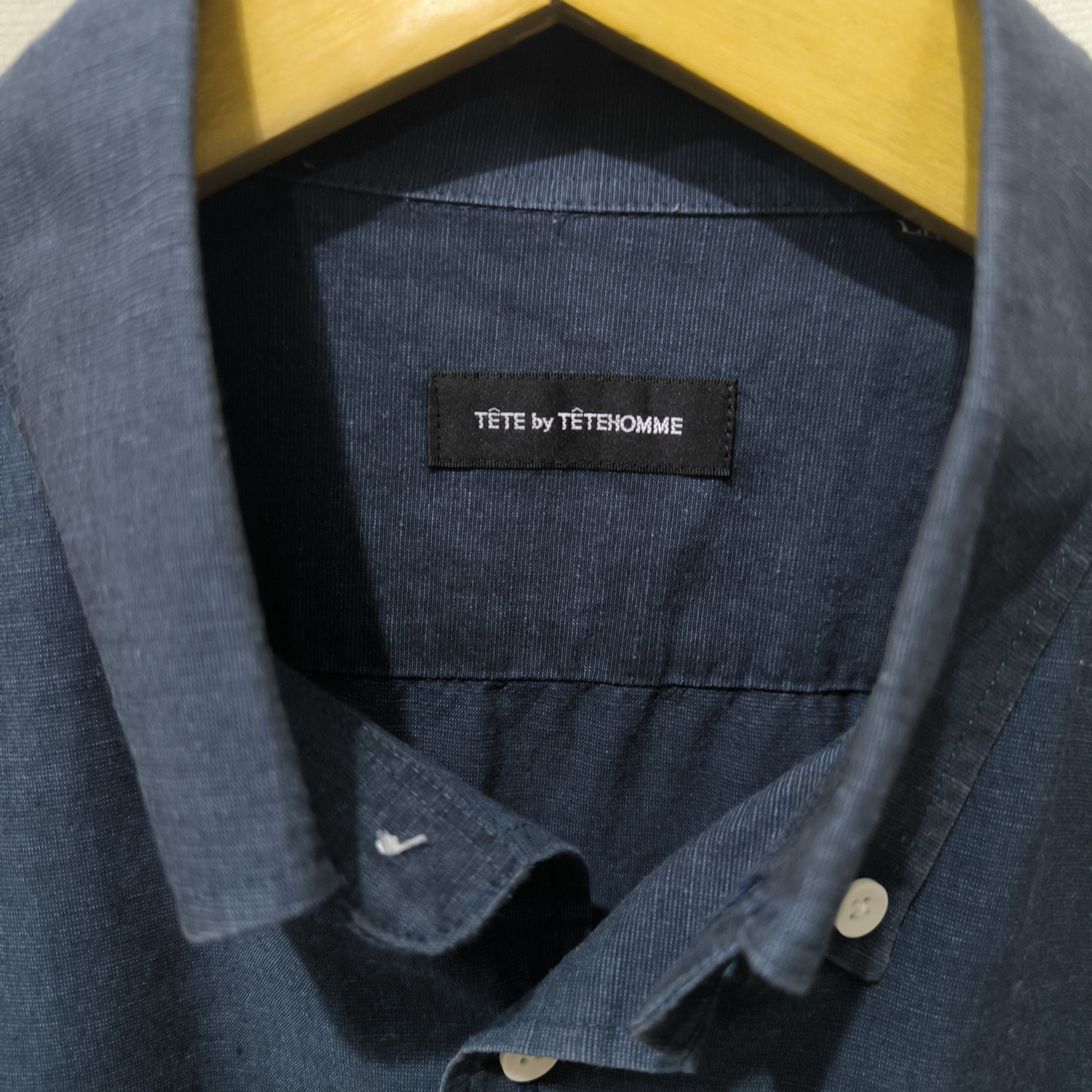 Issey Miyake Vintage Tete Homme by Issey Miyake Button Up Shirt Size US M / EU 48-50 / 2 - 3 Thumbnail