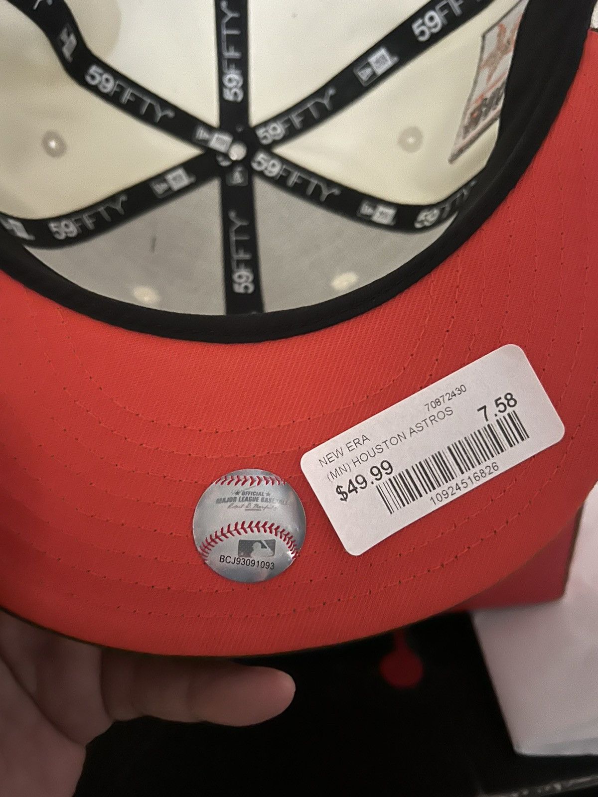 New Era Houston Astros “Reeces Pieces” sz 7 5/8 Size ONE SIZE - 8 Thumbnail