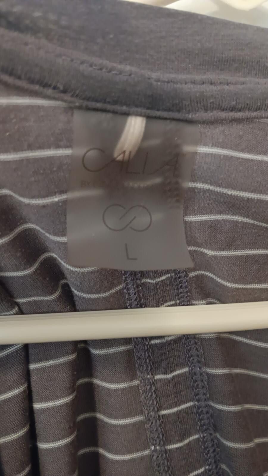 Other Gray Striped Short Sleeve Top Size L / US 10 / IT 46 - 5 Thumbnail