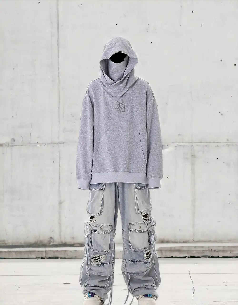 Japanese Brand × Jean Blue Cargo Denim Jeans Size US 30 / EU 46 - 2 Thumbnail