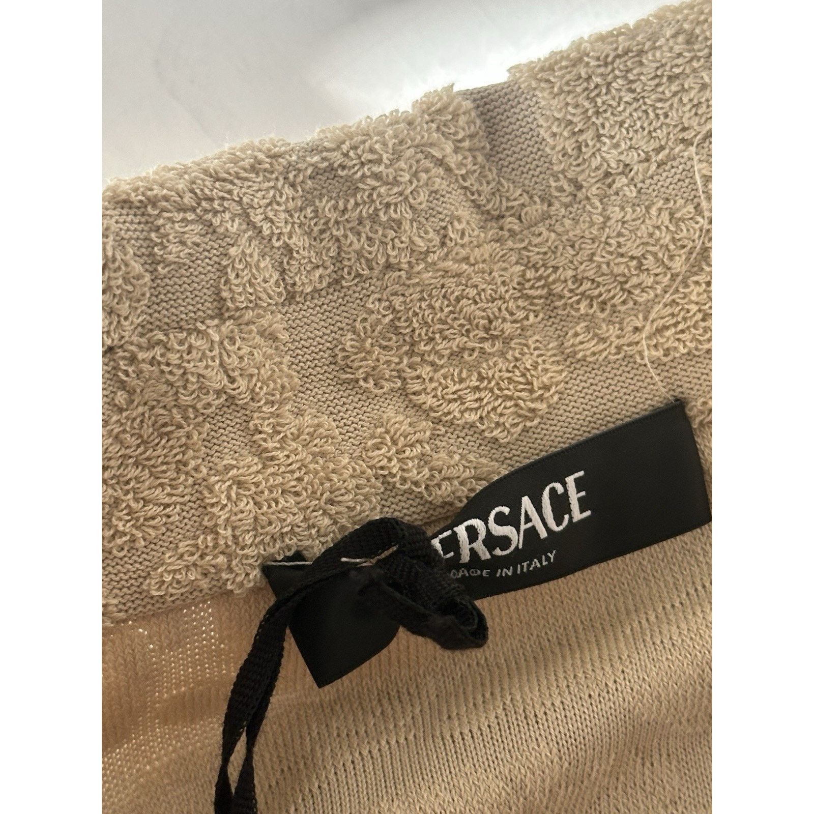 Versace Versace Barocco Jacquard Towel Shirt Size XL 1015692 Size US XL / EU 56 / 4 - 11 Thumbnail