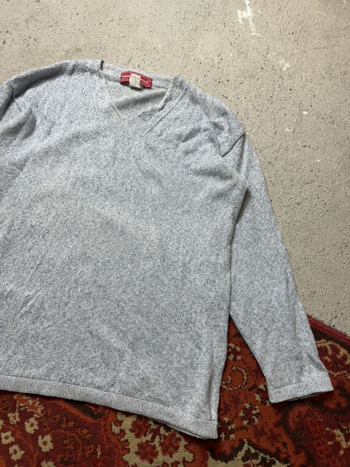 Designer × Vintage Vintage Y2K Aiain Manoukian Designer Knitted Avantgarde Swee Size US M / EU 48-50 / 2 - 2 Thumbnail