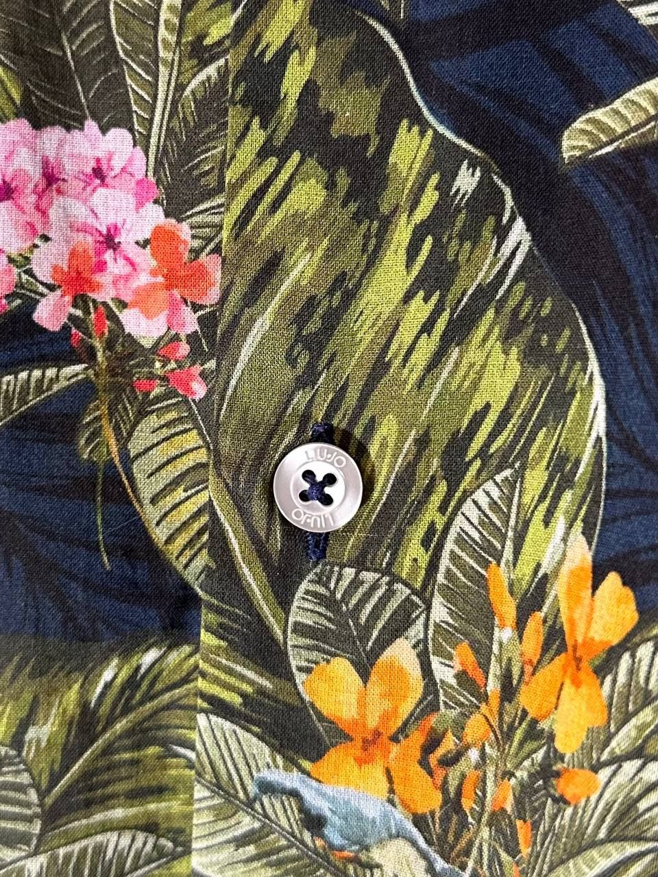 Liu Jo Liu-Jo buttons Shirt Safari Floral Hawaii Multicolor Size US L / EU 52-54 / 3 - 2 Thumbnail