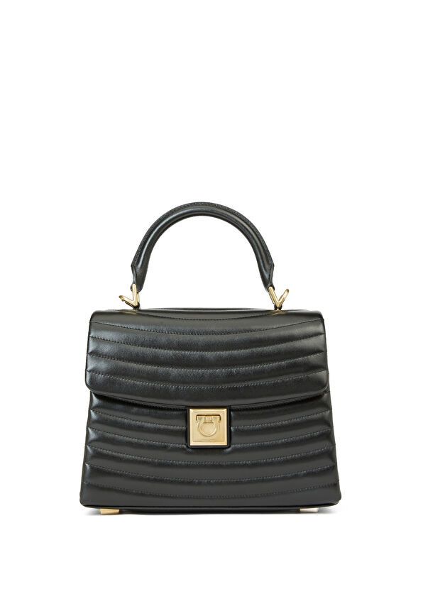 Salvatore Ferragamo o1s1rm0325 Size: OS / Leather Shoulder Bag in Black Size ONE SIZE - 2 Thumbnail