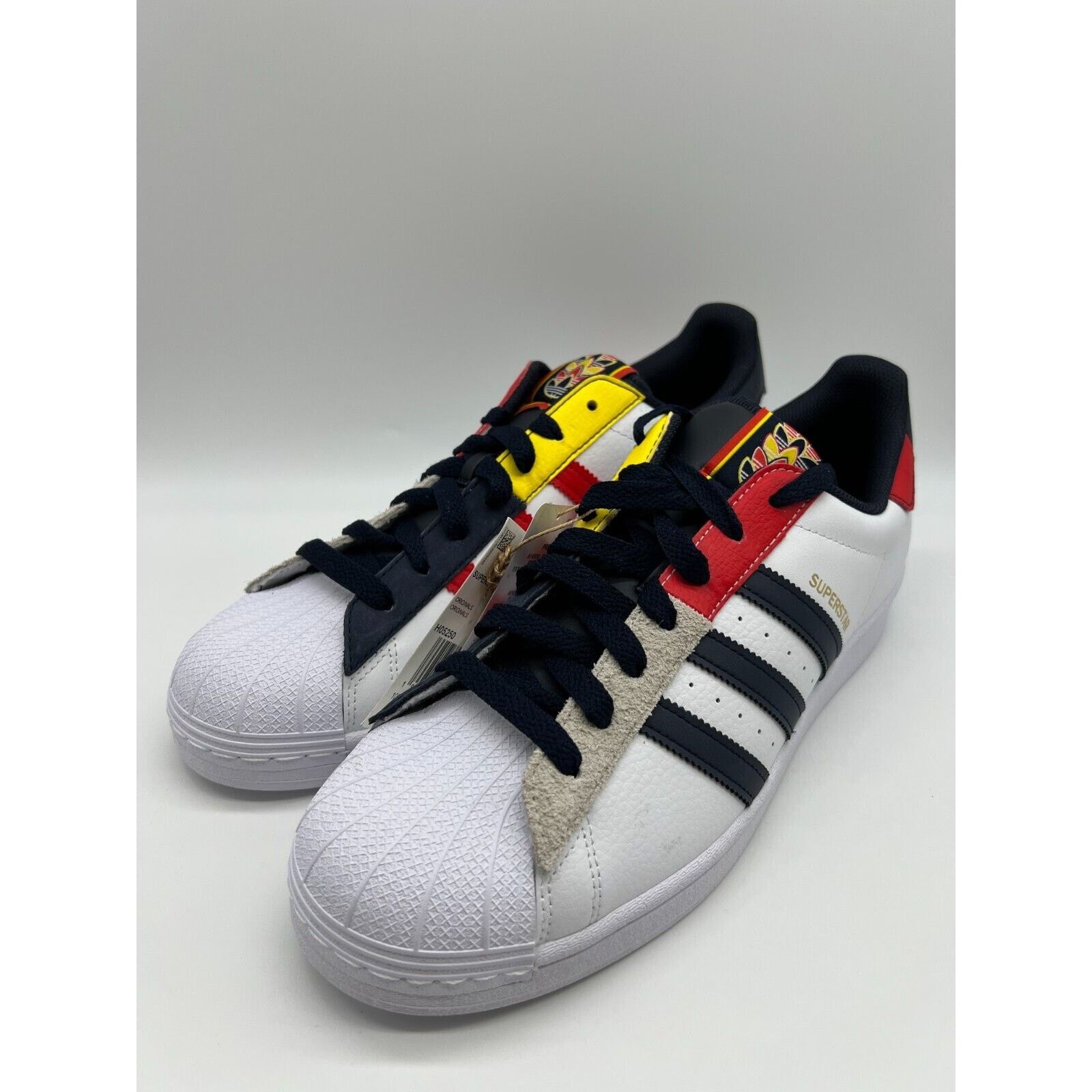 Adidas Adidas Superstar Shoes White Legend Ink Red H05250 Men's 11 Size US 11 / EU 44 - 9 Thumbnail