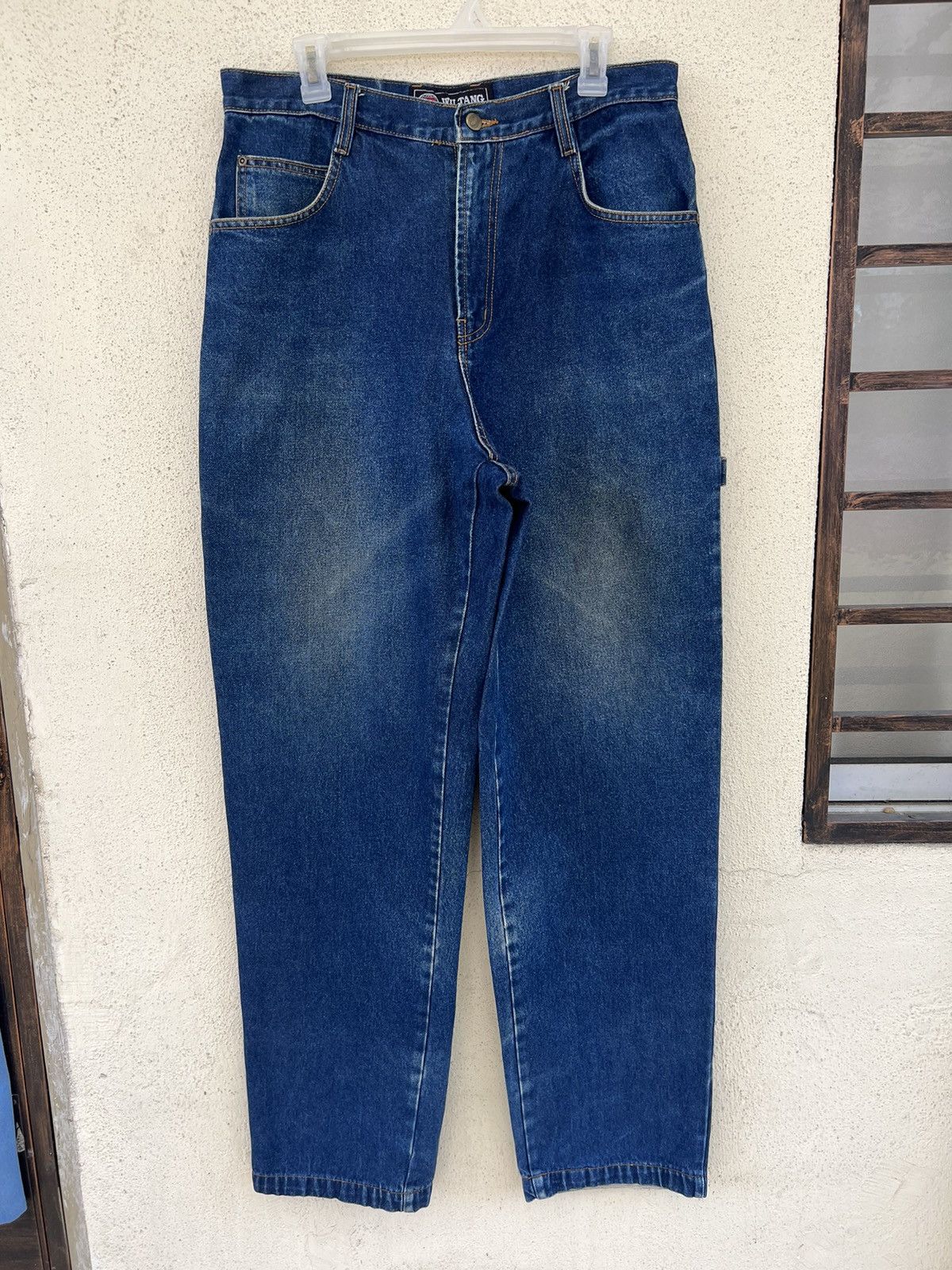 Vintage × Wu-Tang Clan Vintage 90s Wu Tang Mud Denim Baggy Jeans Hip Hop Size US 33 - 6 Thumbnail