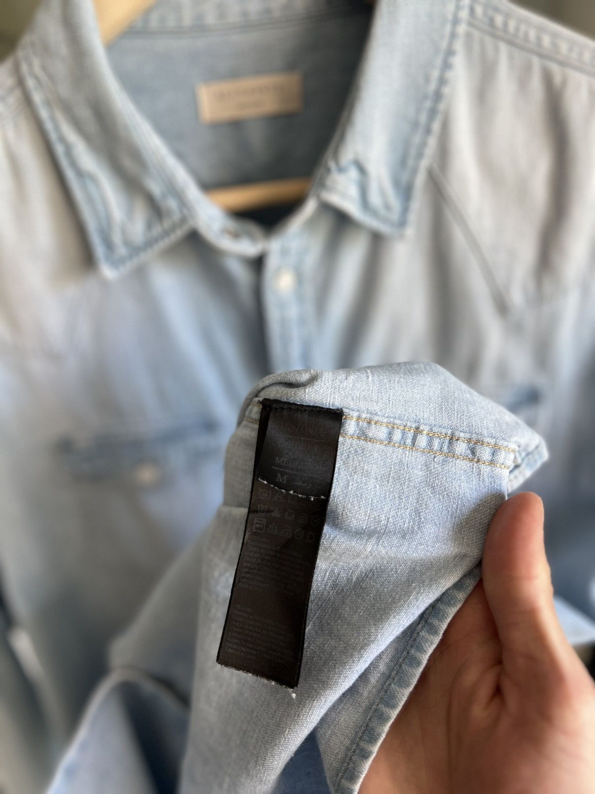 Allsaints Allsaints Denim Western Shirt Size US M / EU 48-50 / 2 - 8 Thumbnail