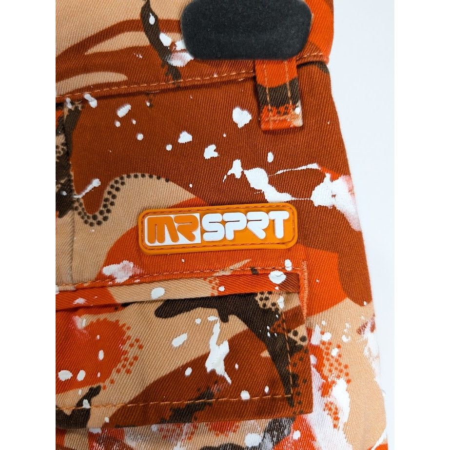 Martine Rose o1rshd1 Printed Cotton Twill Cargo Trousers in Orange Size US 32 / EU 48 - 19 Thumbnail