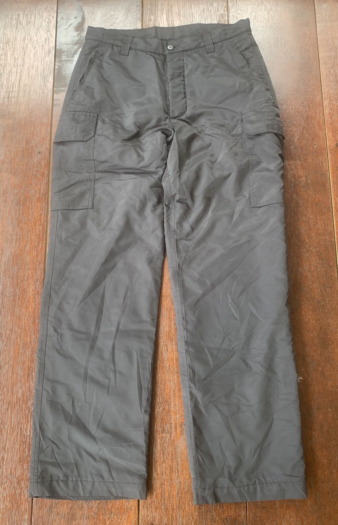agnes b. Agnes B. Homme Paris black parachute puff cargo pants Size US 33 - 1 Thumbnail
