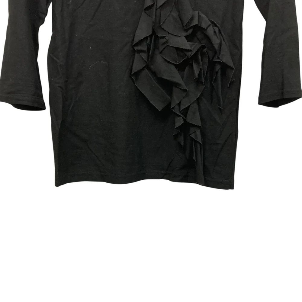 Yohji Yamamoto YOHJI YAMAMOTO/ Frilled long-sleeved top Size US M / EU 48-50 / 2 - 4 Thumbnail