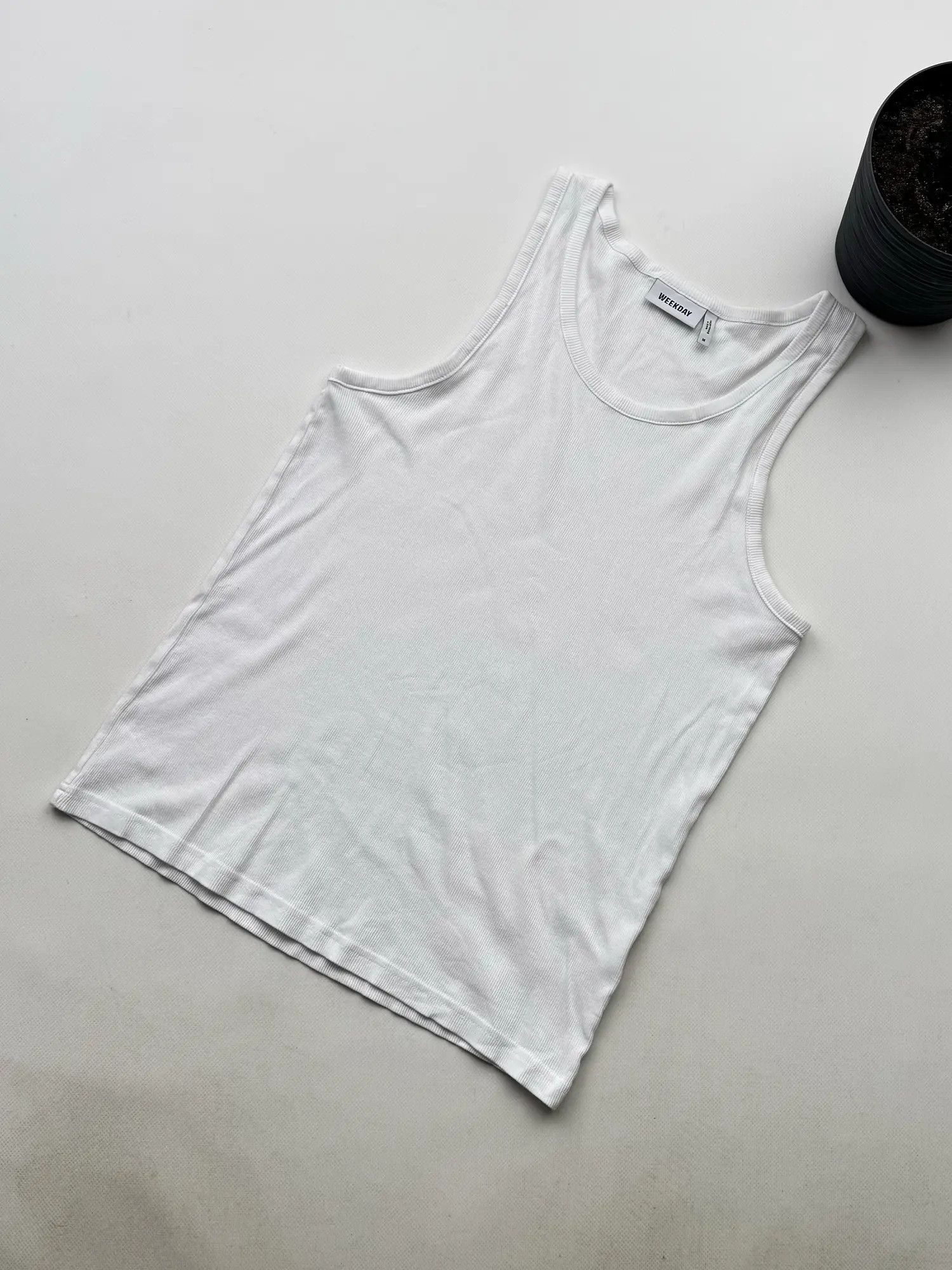 Weekday Weekday Light Ribbed Tank Top (562) Size US S / EU 44-46 / 1 - 1 Thumbnail