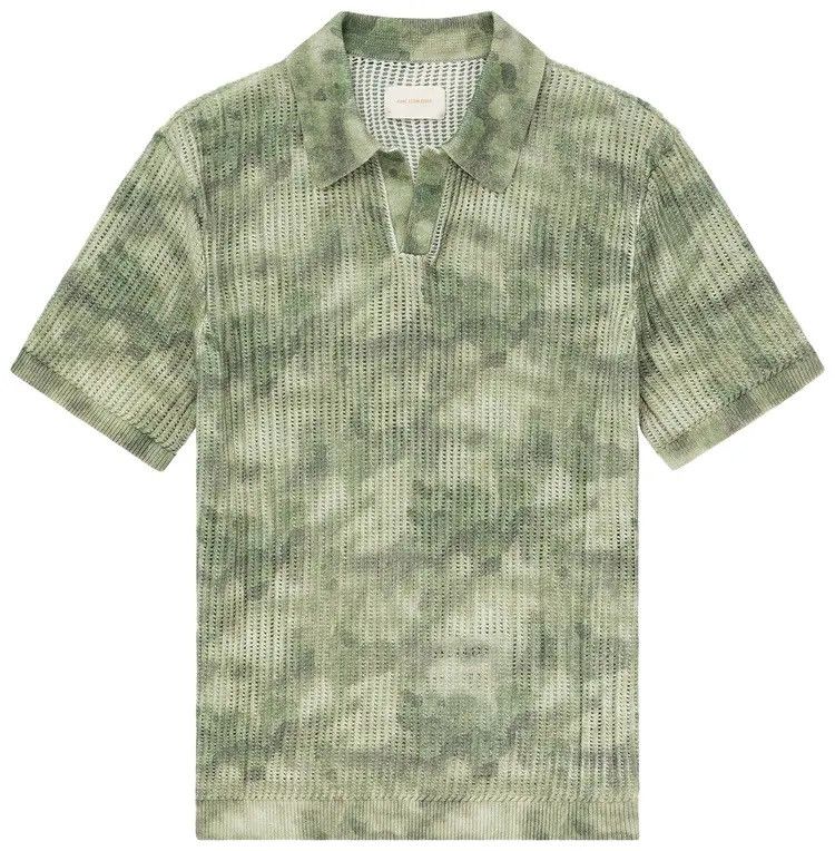 Aime Leon Dore ALD Mesh Knit Polo (Green) Size US M / EU 48-50 / 2 - 1 Thumbnail