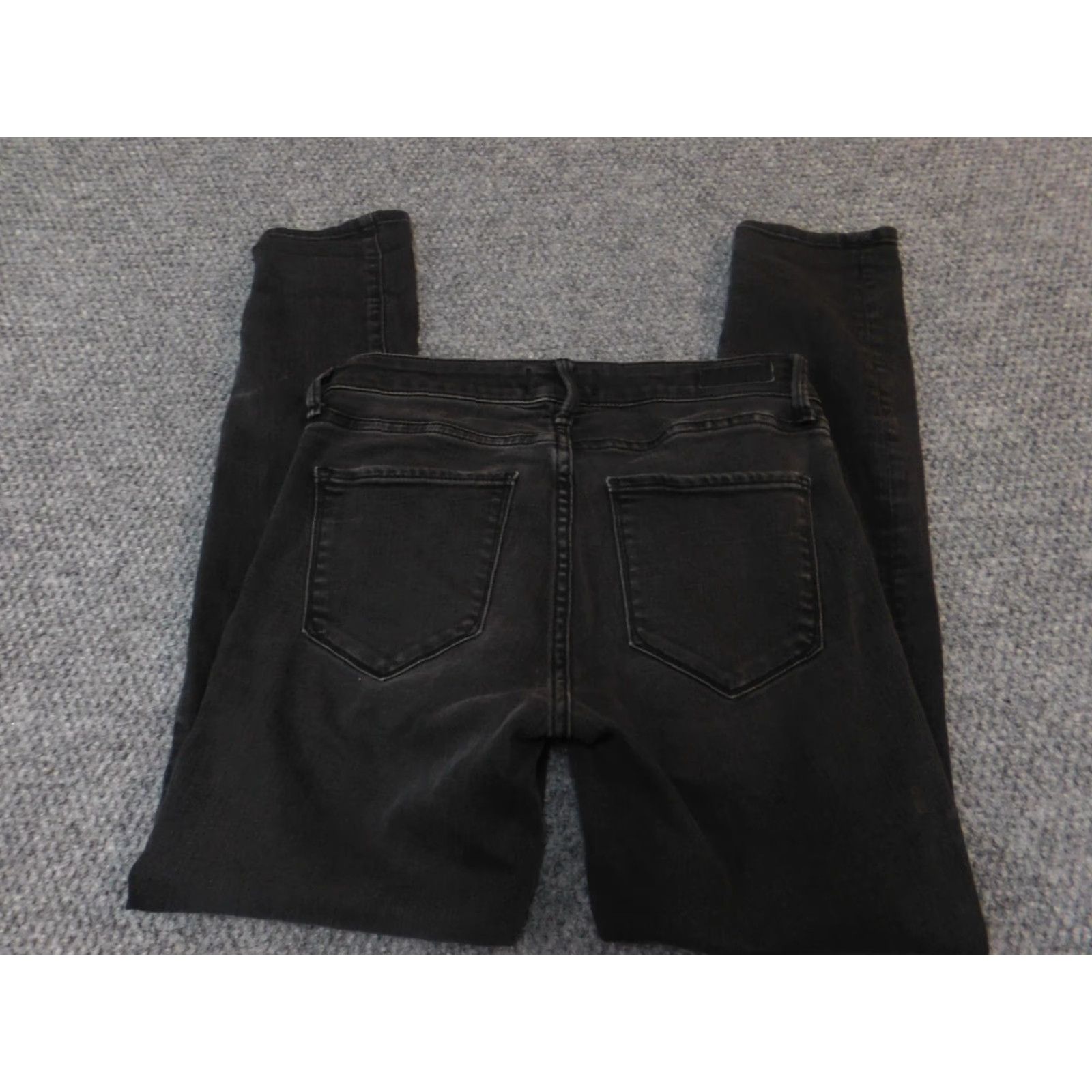 Abercrombie & Fitch Abercrombie & Fitch Jeans Women 26 Straight Ankle Harper Black Denim Stretch Pockets Zip 27in Inseam Regular Size Type Womens Designer - 1 Size 26" / US 2 / IT 38 - 5 Thumbnail