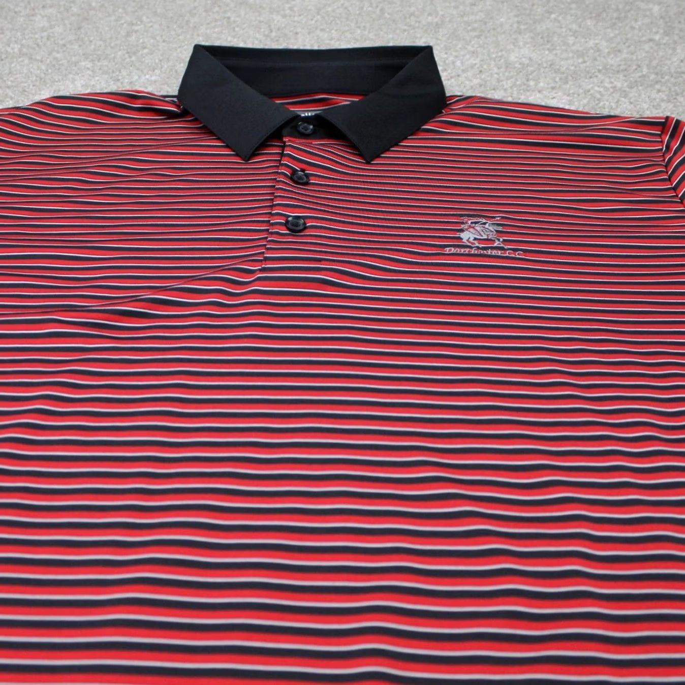 Callaway Callaway Opti-Dri Polo Shirt Men XL Red/Black Short Sleeve Golf Polo Shirt XL Adult Mens Red Black Callaway Opti-Dri Logo Stripe Pattern a Polo Size US XL / EU 56 / 4 - 5 Thumbnail