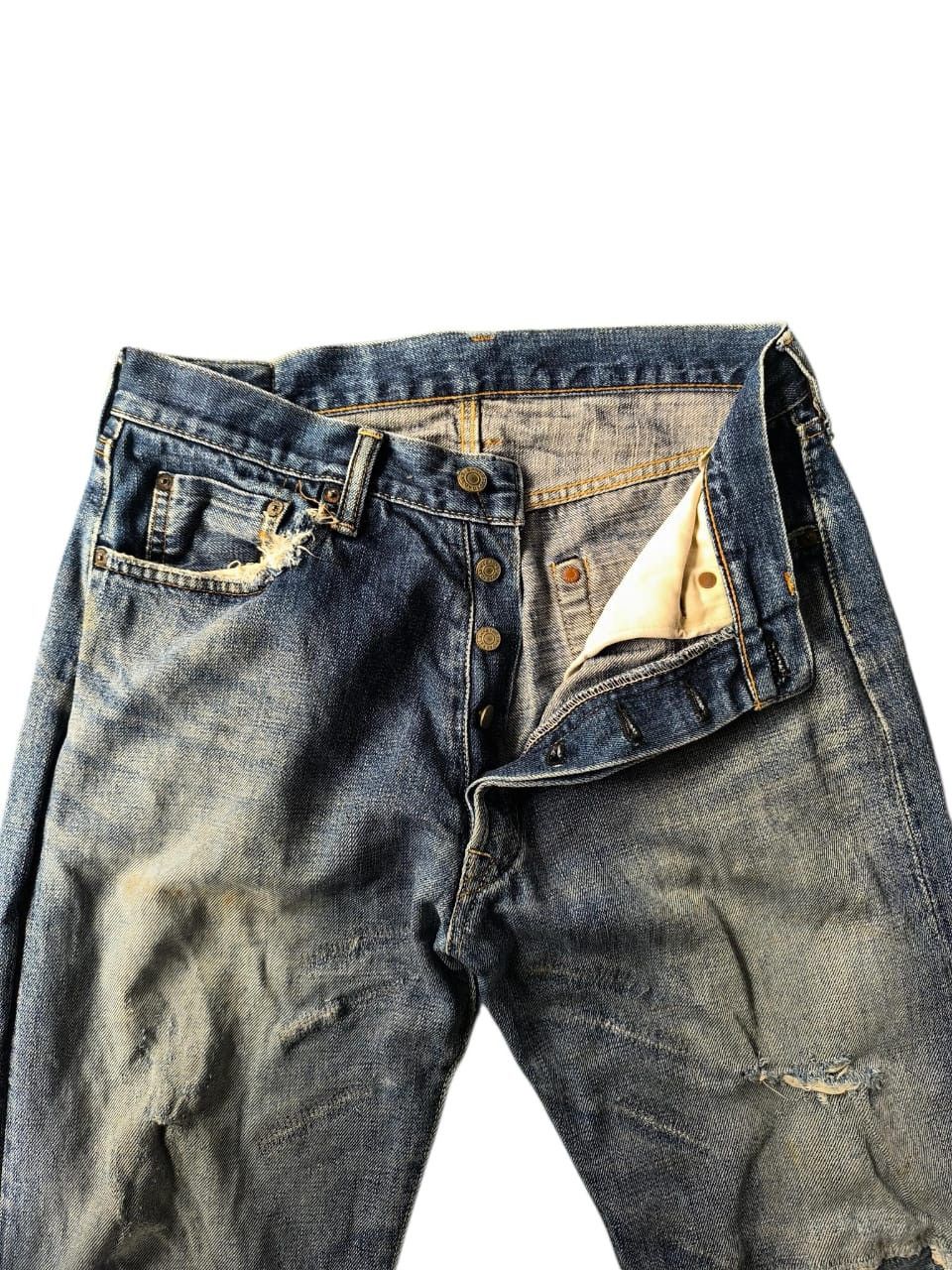 Studio D'Artisan Studio D'Artisan Distressed Denim Size US 30 / EU 46 - 6 Thumbnail