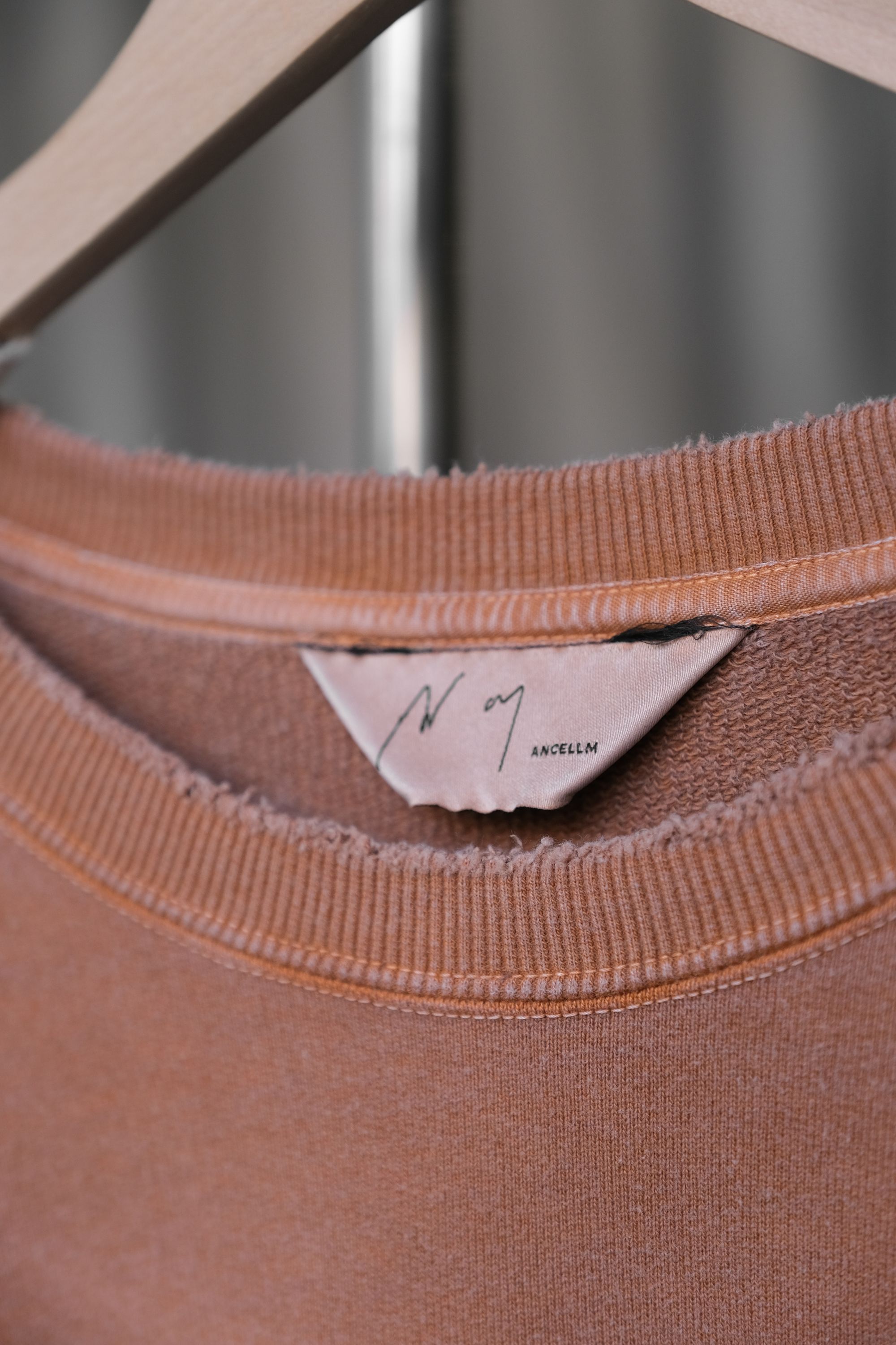 Other ANCELLM EMBROIDERY UNEVEN OVER SWEAT SHIRT (TERRACOTTA) Size US M / EU 48-50 / 2 - 5 Thumbnail