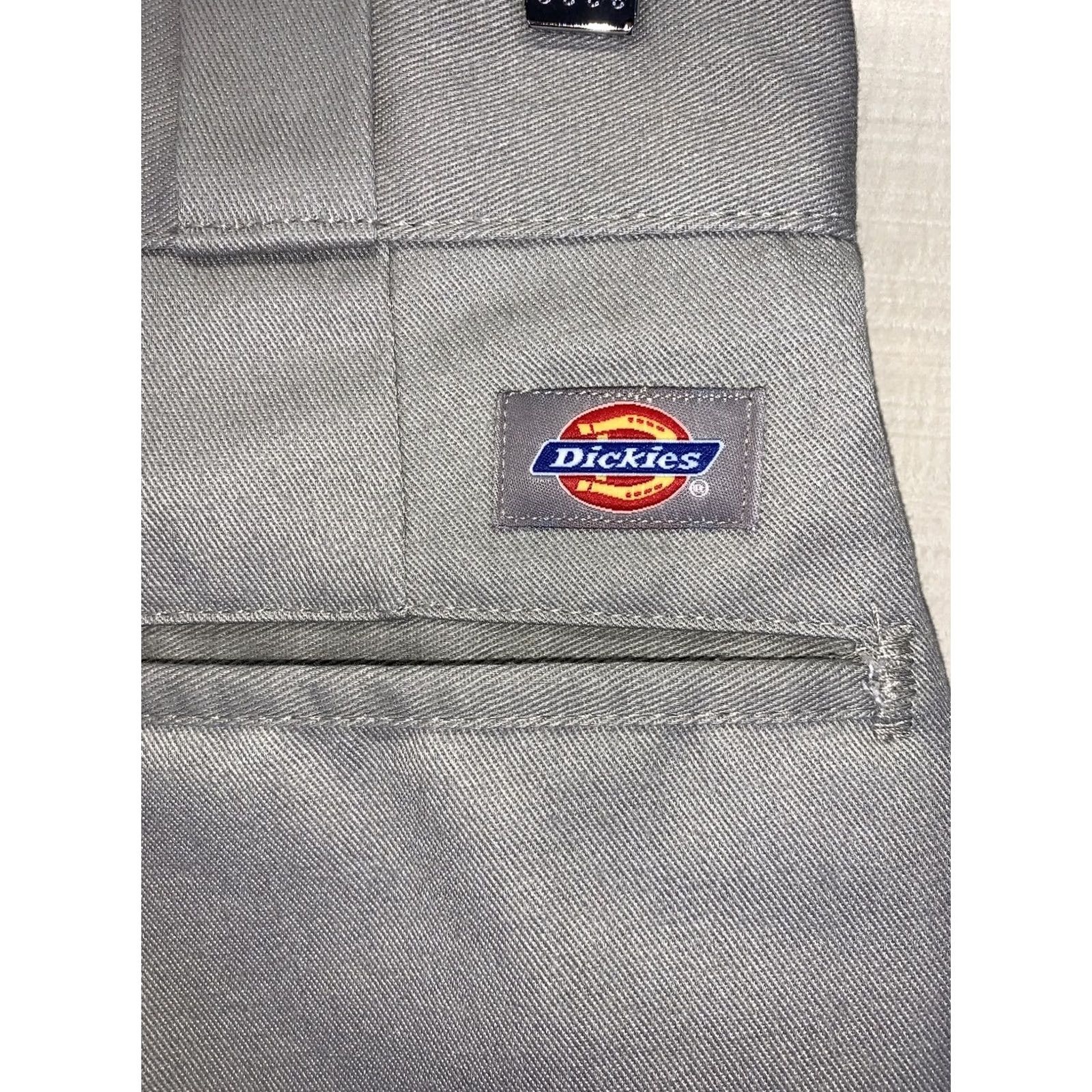 Dickies VINTAGE Dickies Gray Twill Work Pants Mens 29x32-7998 Shirt Pants Adult 1990s Mens Size US 29 - 6 Thumbnail