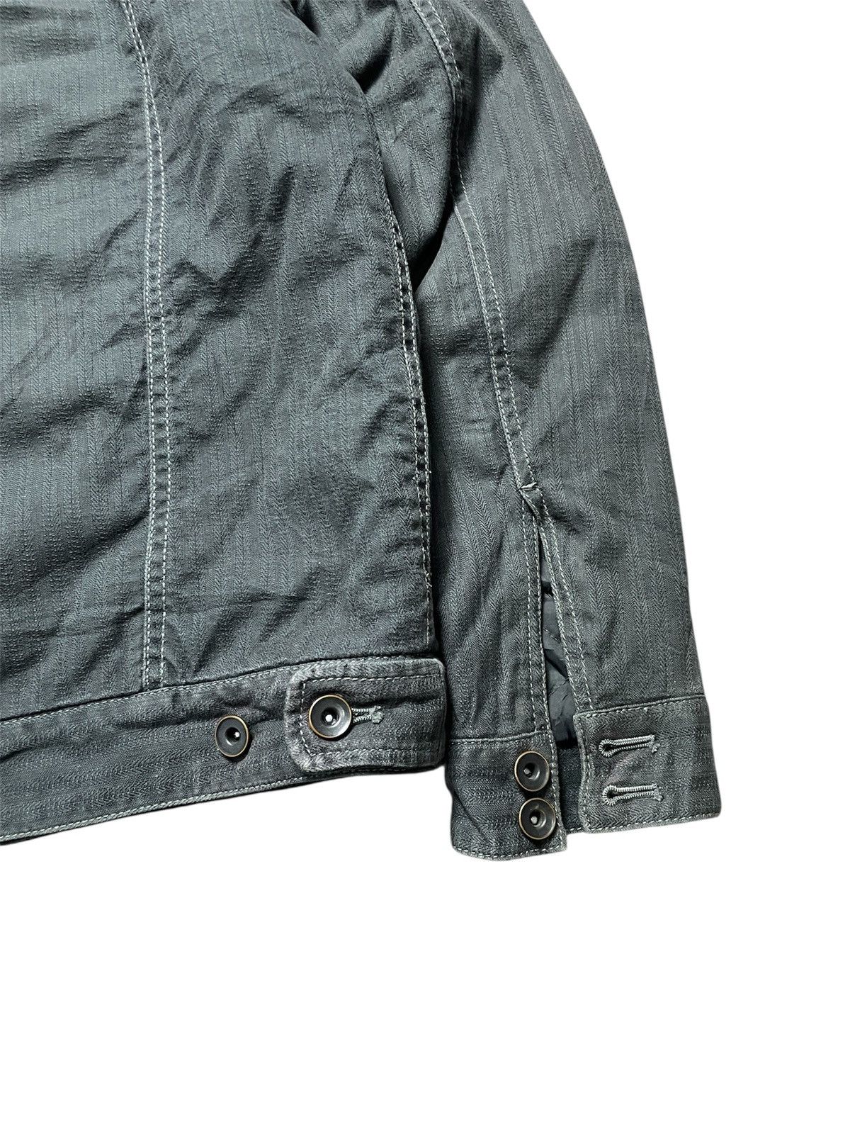 If Six Was Nine 2000’s Back Number - Assymetrical Denim Sherpa Jacket Size US M / EU 48-50 / 2 - 11 Thumbnail