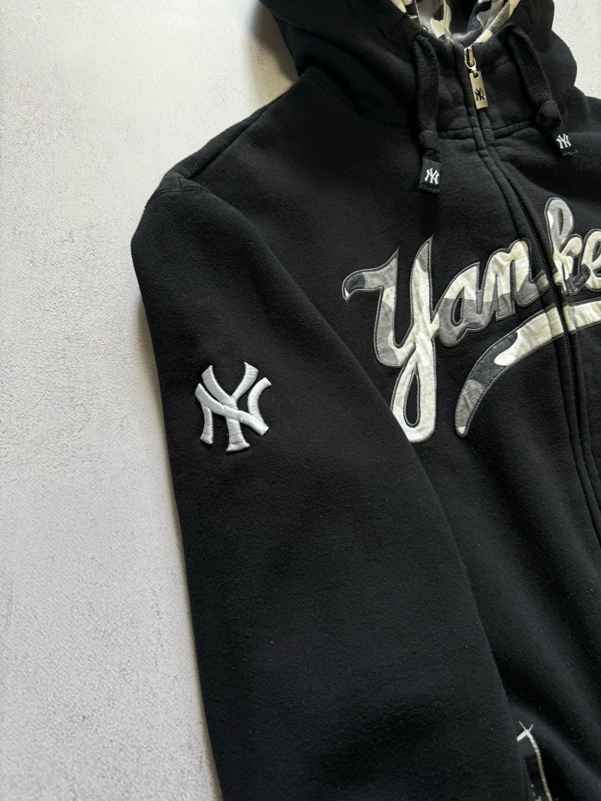 New York Yankees Vintage New York Yankees Hoodie Big Logo Baggy Y2K 90s Size US XS / EU 42 / 0 - 7 Thumbnail