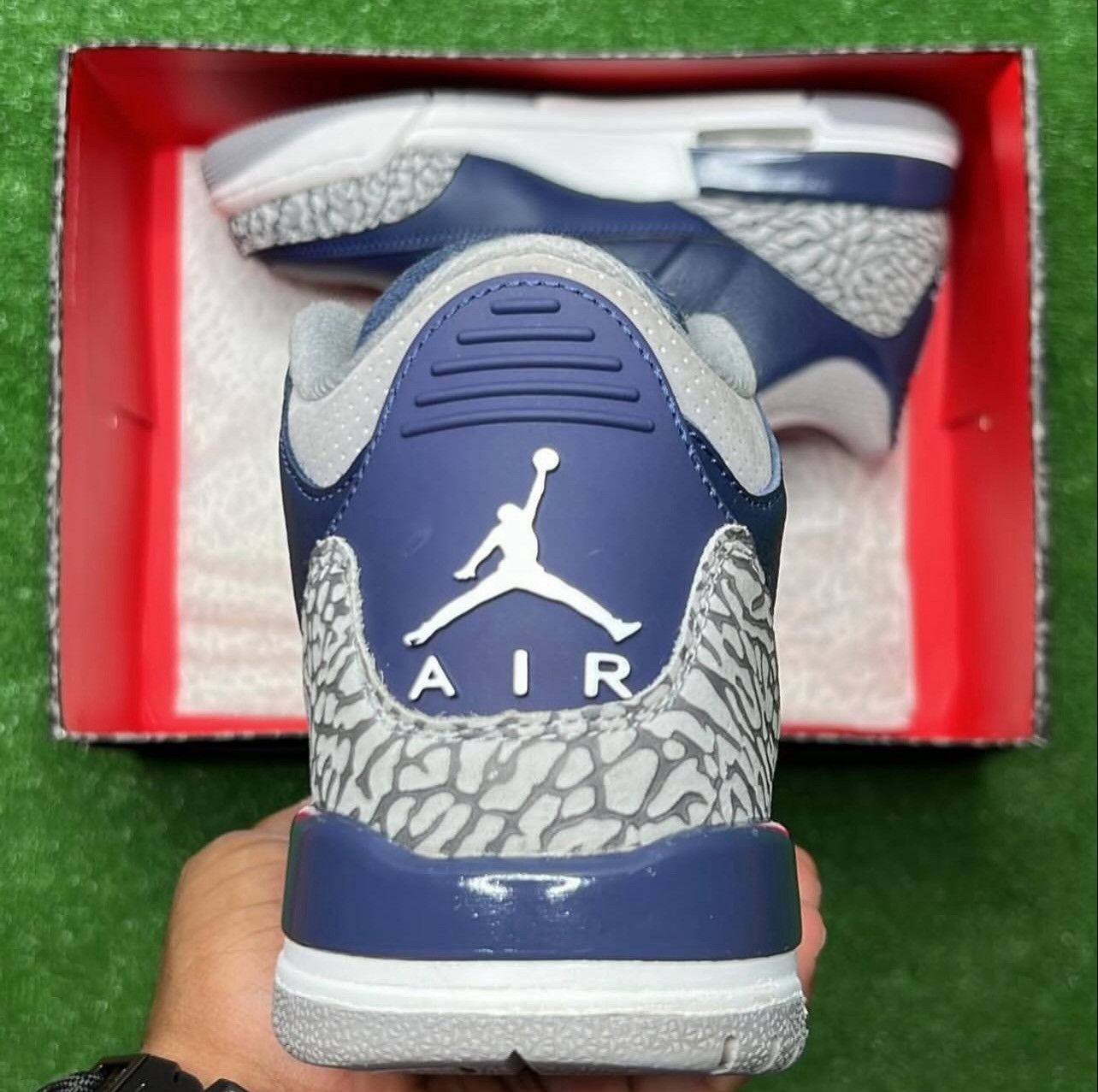 Jordan Brand Air Jordan 3 Retro GS ‘ Georgetown ‘ Size US 6 / EU 39 - 5 Thumbnail