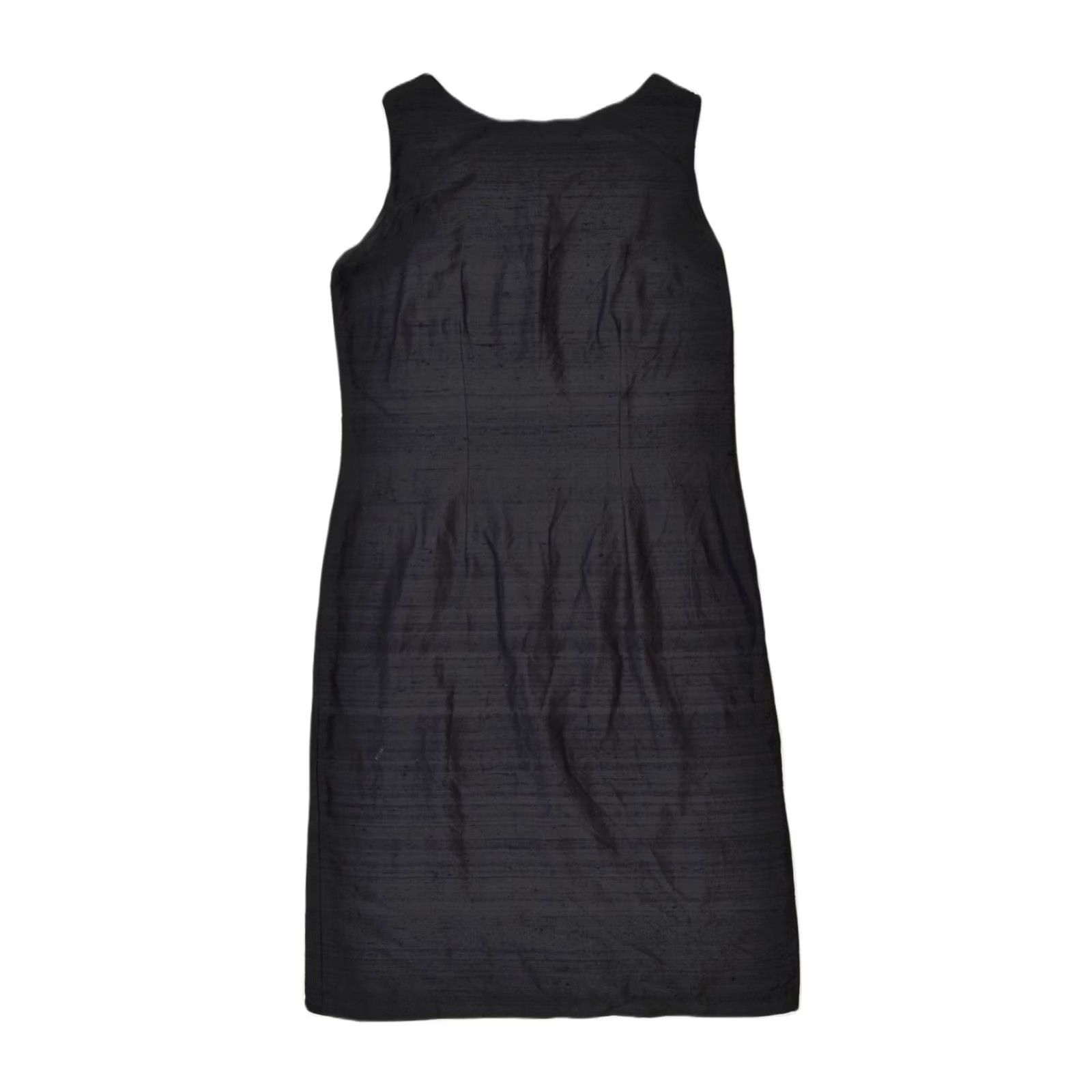 Vintage VINTAGE Womens Basic Dress Medium Black UK 12 Size M / US 6-8 / IT 42-44 - 2 Thumbnail
