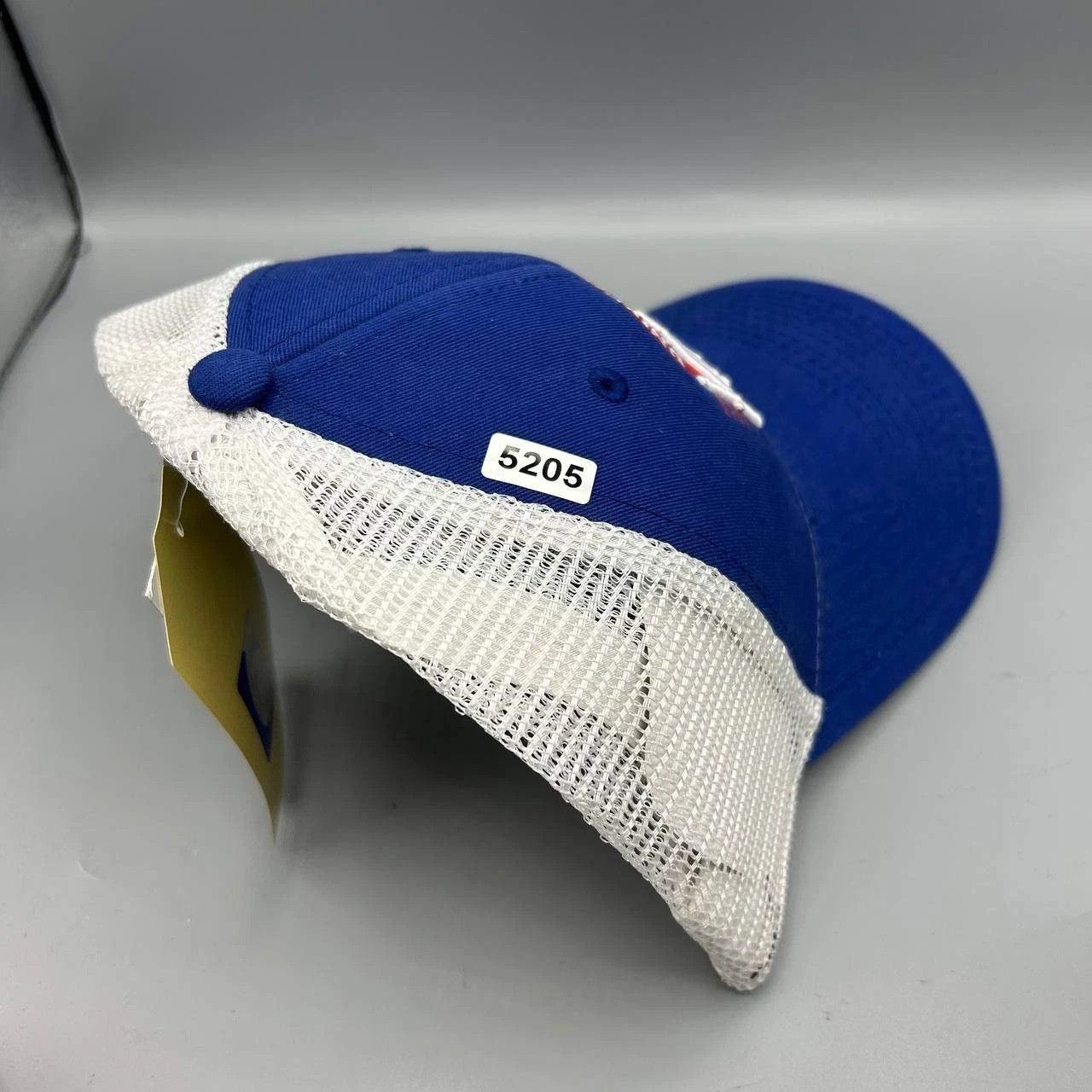 The Game Kansas Jayhawks NCAA Trucker Hat Men Blue White Snap Back Size ONE SIZE - 8 Thumbnail