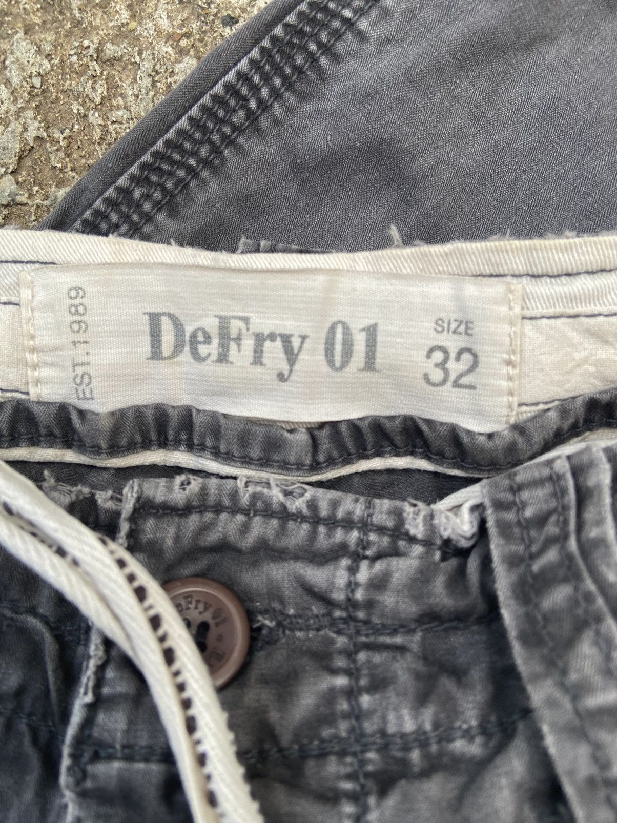 Japanese Brand × Vintage Vintage Cargo Defry 01 Size US 32 / EU 48 - 3 Thumbnail