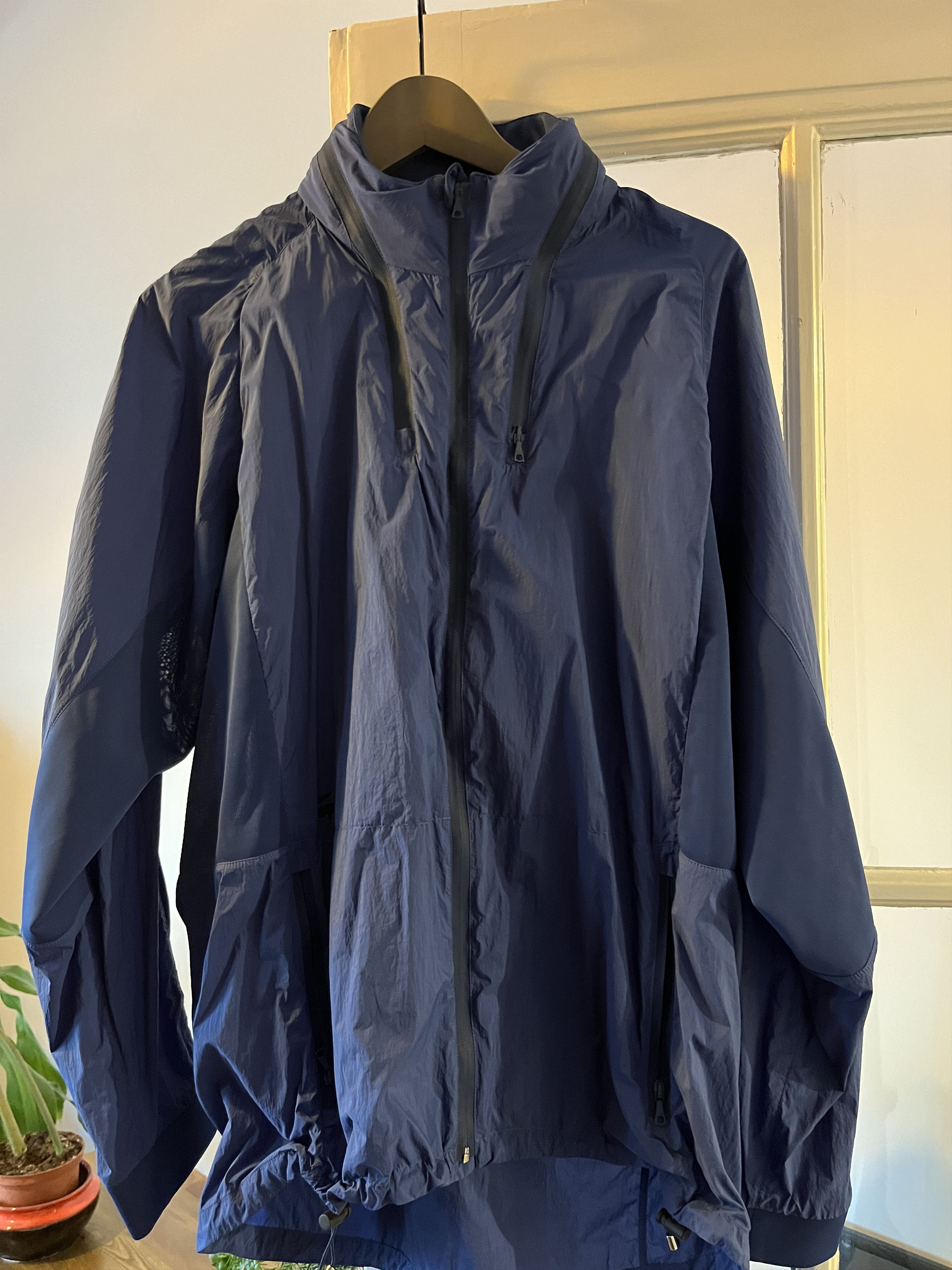image of Lacoste Fashion Show Raincoat in Blue Purple, Men's (Size Medium)