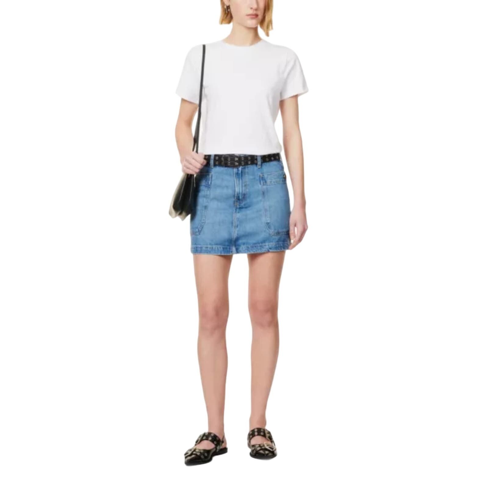 Frame FRAME | Spring 2024 Release | Sonata Jean Skirt - Size 26 Size 26" / US 2 / IT 38 - 1 Thumbnail
