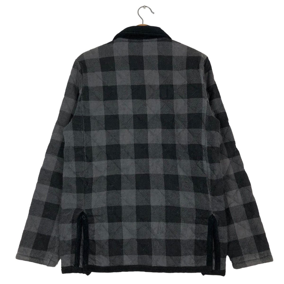 Issey Miyake 🔥Vintage Quilted Button Jacket Global Work Japan Tartan Size US M / EU 48-50 / 2 - 8 Thumbnail