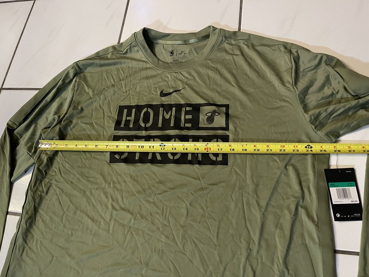 Nike Nike Miami Heat Home Strong Shirt Dri-Fit Green Men's XL Size US XL / EU 56 / 4 - 6 Thumbnail