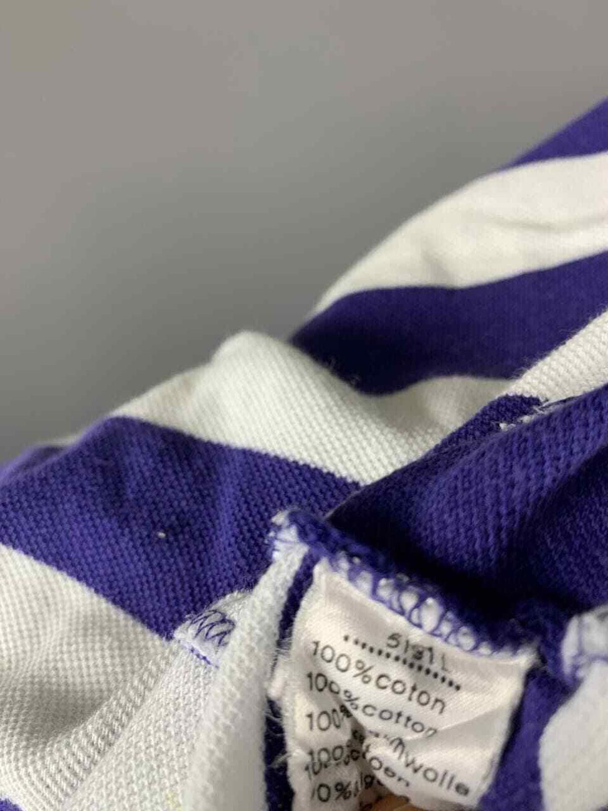 Lacoste Men Lacoste 5191L Blue White Stripe Shirt Size 6 / L - XL Size US M / EU 48-50 / 2 - 11 Thumbnail