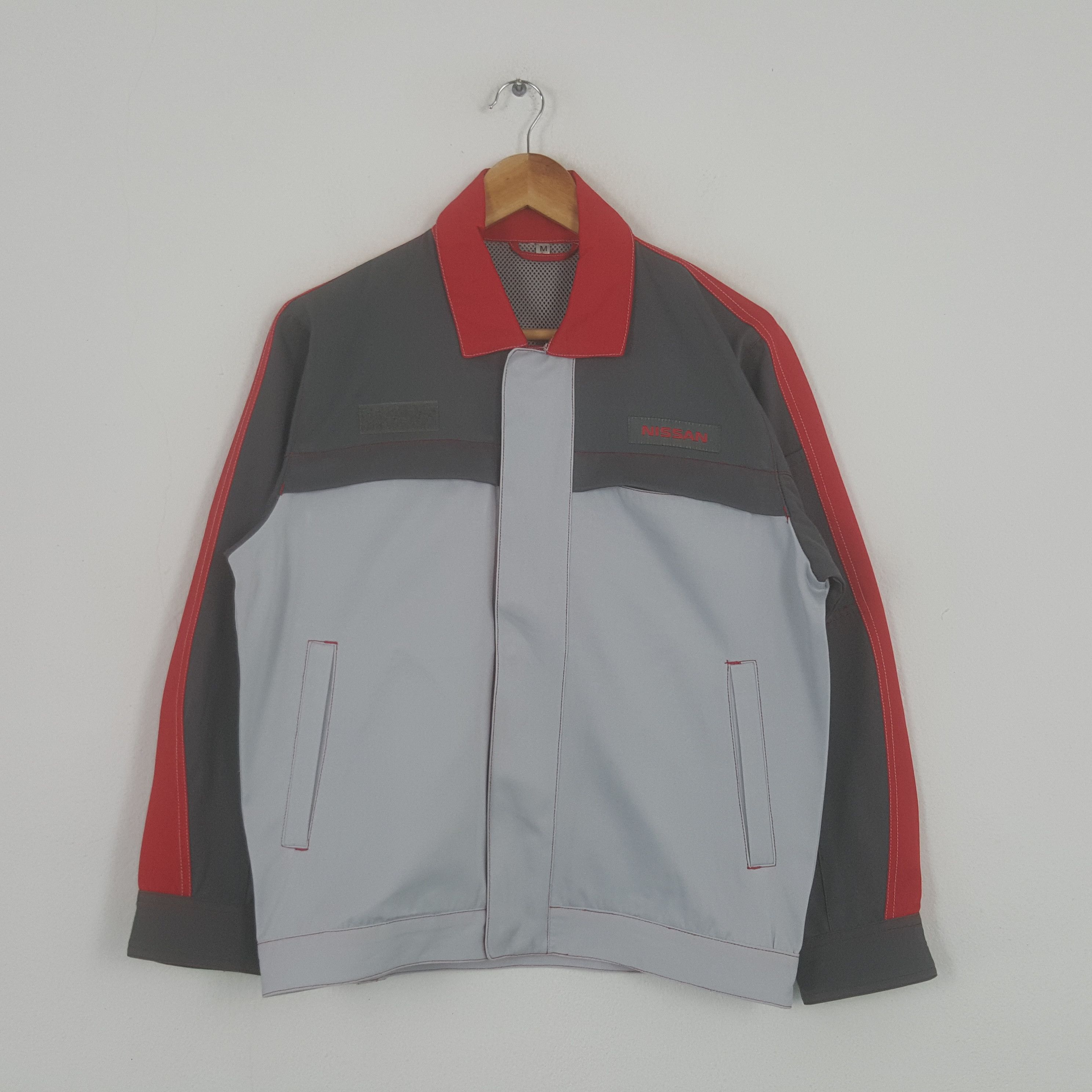 Japanese Brand × Vintage Vintage Nissan Japanese Racing Team Workwear Jacket Size US M / EU 48-50 / 2 - 3 Thumbnail