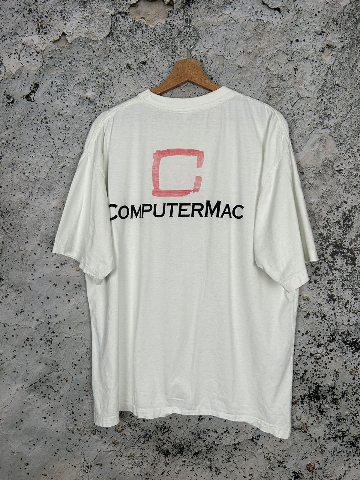 Vintage Vintage Apple Macintosh Archive Rare 90s Graphic Tee Size US XL / EU 56 / 4 - 4 Thumbnail