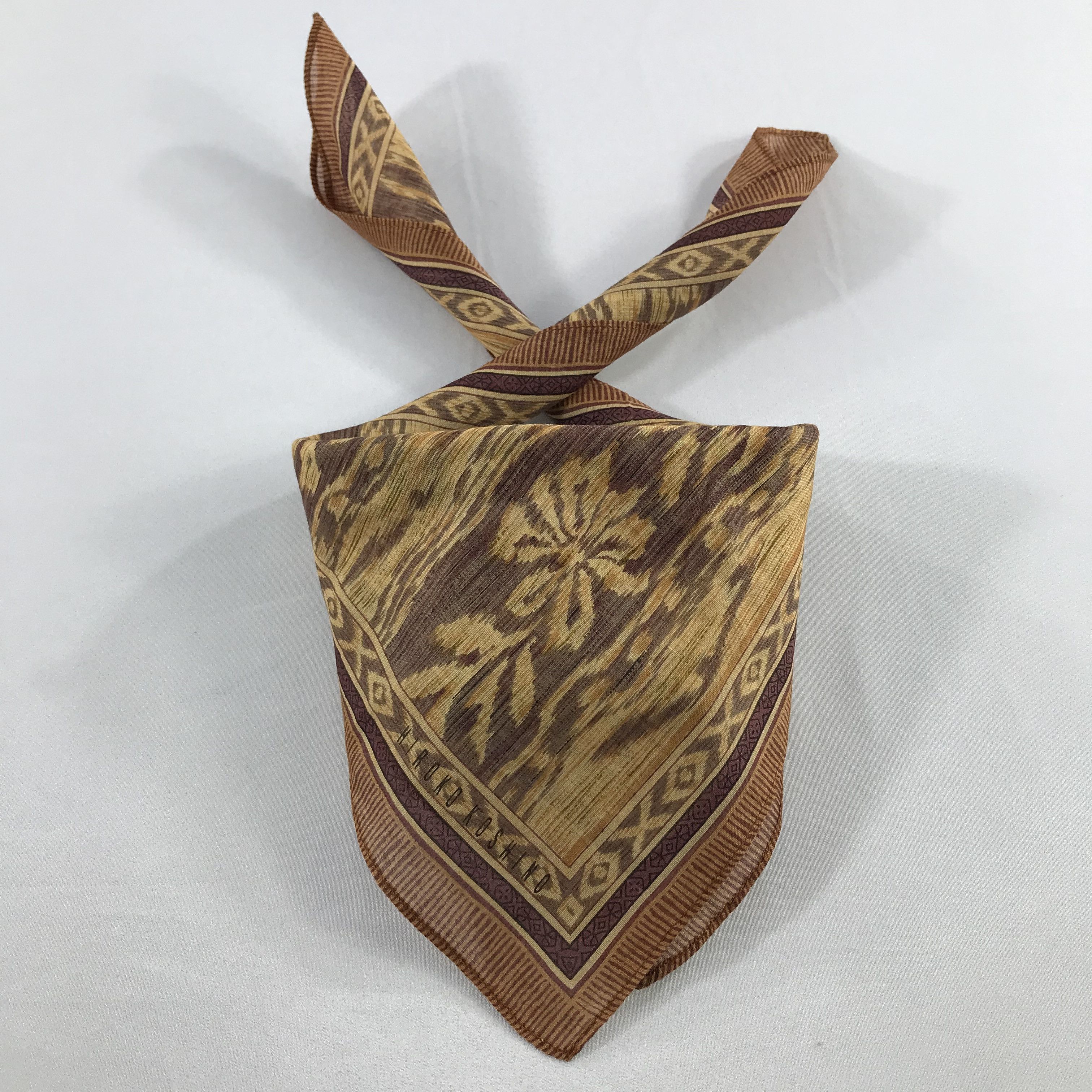 Hiroko Koshino Homme Hiroko Koshino Bandana / Handkerchief / Neckerchief -S2222 Size ONE SIZE - 3 Thumbnail