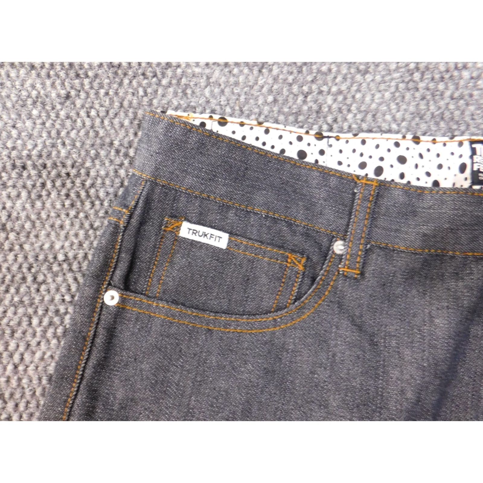 Vintage trukfit Jeans 38x36 Denim Blue Vintage Straight Hip-Hop Mens Regular Size 38 Inseam 36 Blue Cotton Denim Trukfit Jeans Straight Mens Size US 38 / EU 54 - 5 Thumbnail