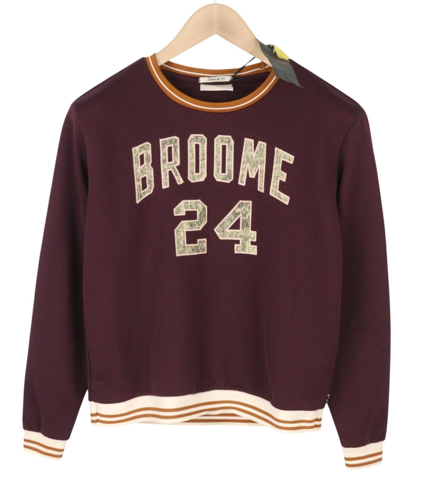 Scotch & Soda M Dark Purple Crew Neck Sweatshirt 89107 Size M / US 6-8 / IT 42-44 - 2 Thumbnail