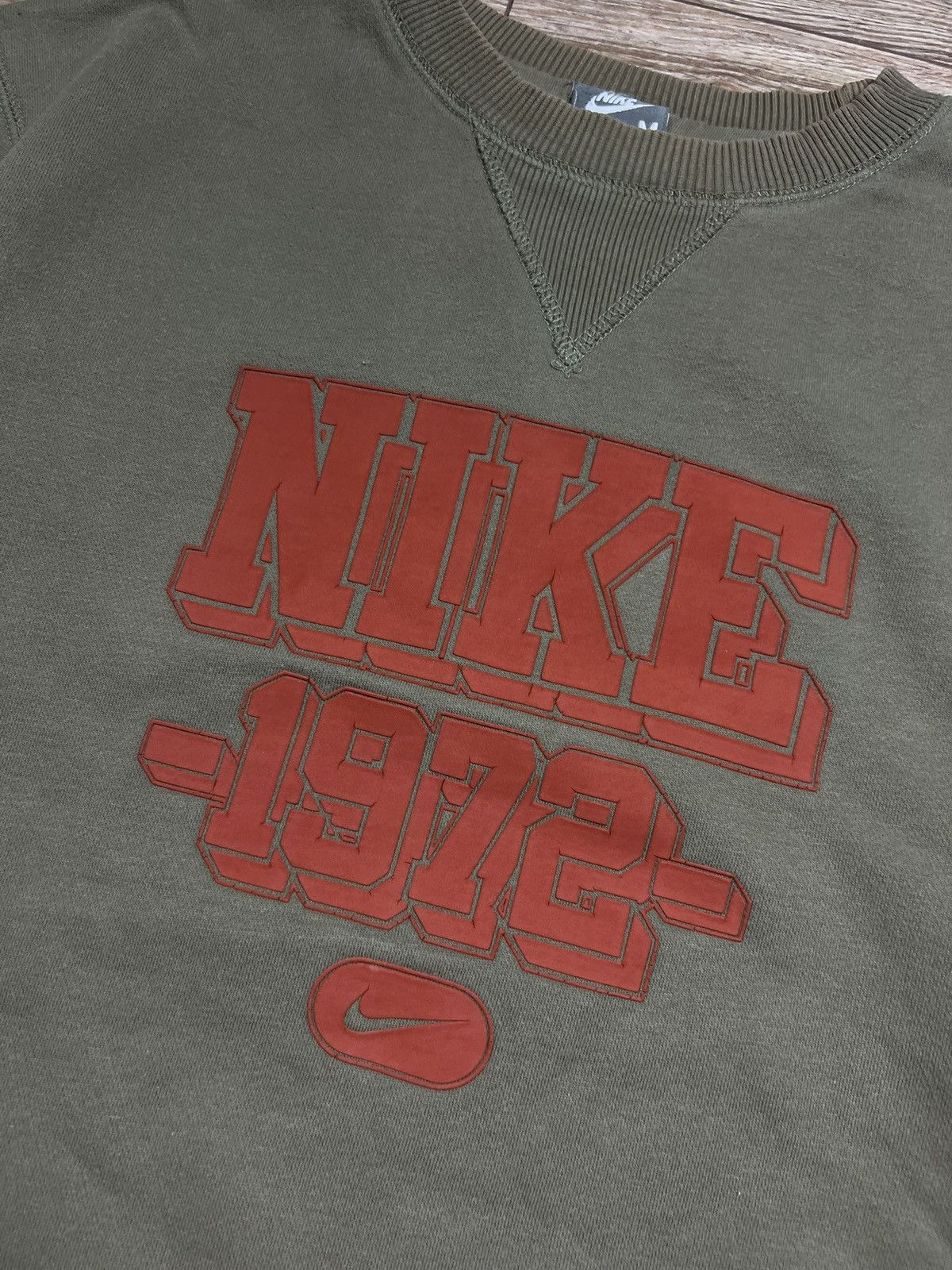 Nike 00s Nike Big Logo Vintage Y2K Oversized Retro Sweatshirt Size US M / EU 48-50 / 2 - 4 Thumbnail