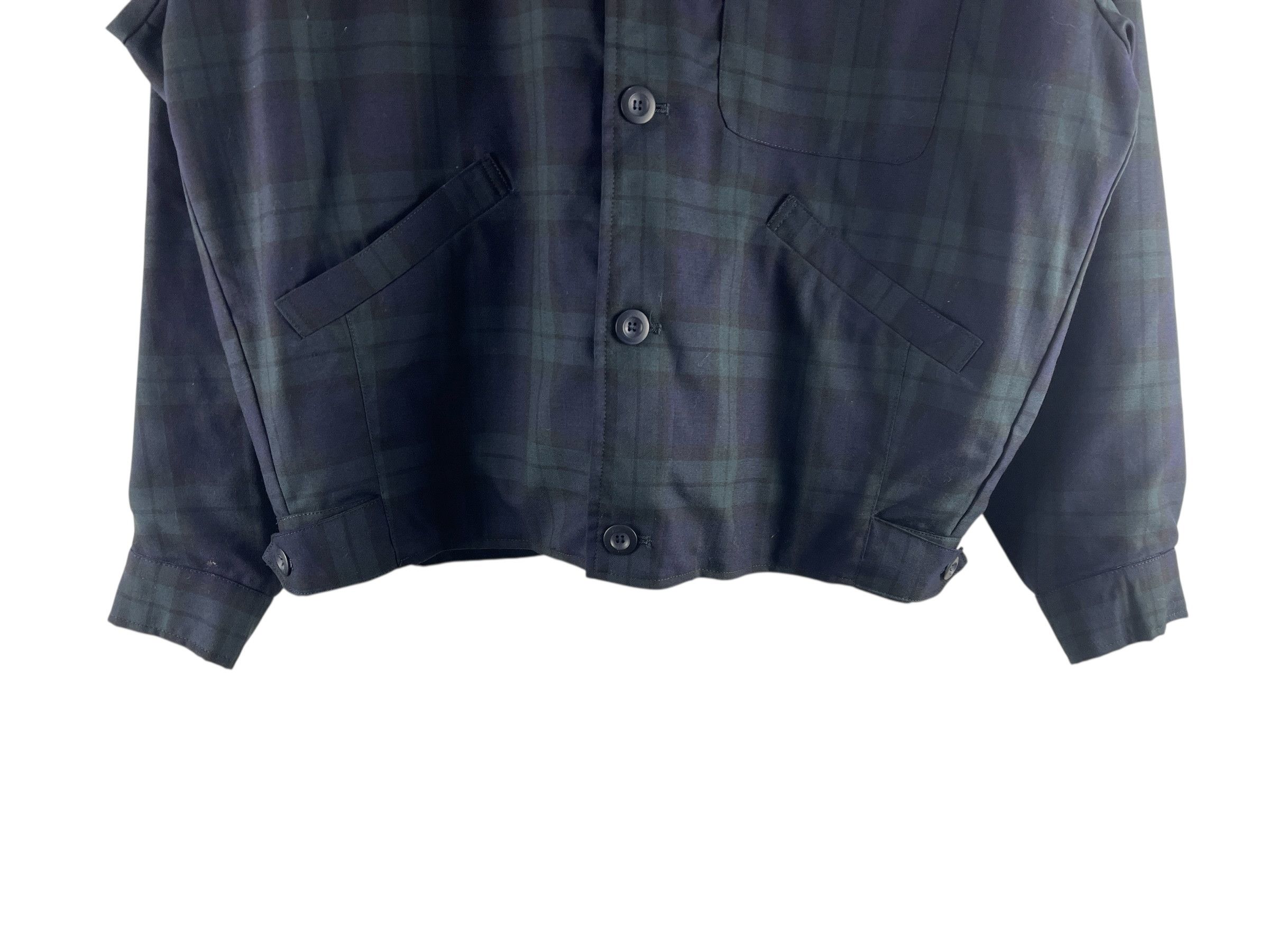 Issey Miyake Vintage Miyake Design Studio Plaid Blouson Jacket Size L / US 10 / IT 46 - 9 Thumbnail