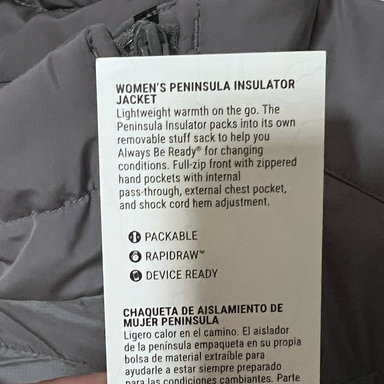 Other NWT 5.11 Tactical Womens XL Grey Peninsula Puffer Jacket Size XL / US 12-14 / IT 48-50 - 9 Thumbnail