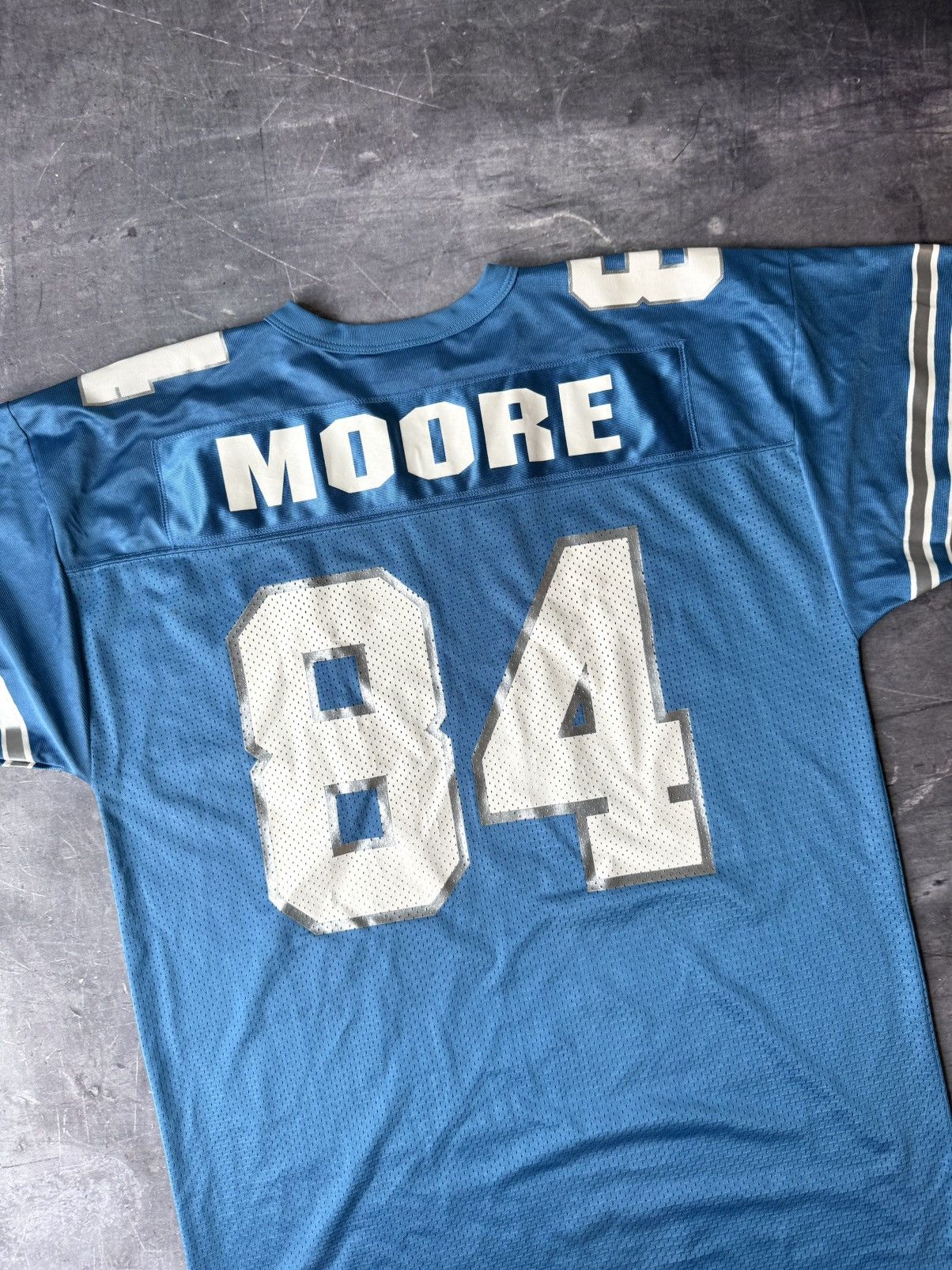 Vintage Vintage 90s Detroit Lions Herman Moore NFL Jersey (L) Size US L / EU 52-54 / 3 - 3 Thumbnail