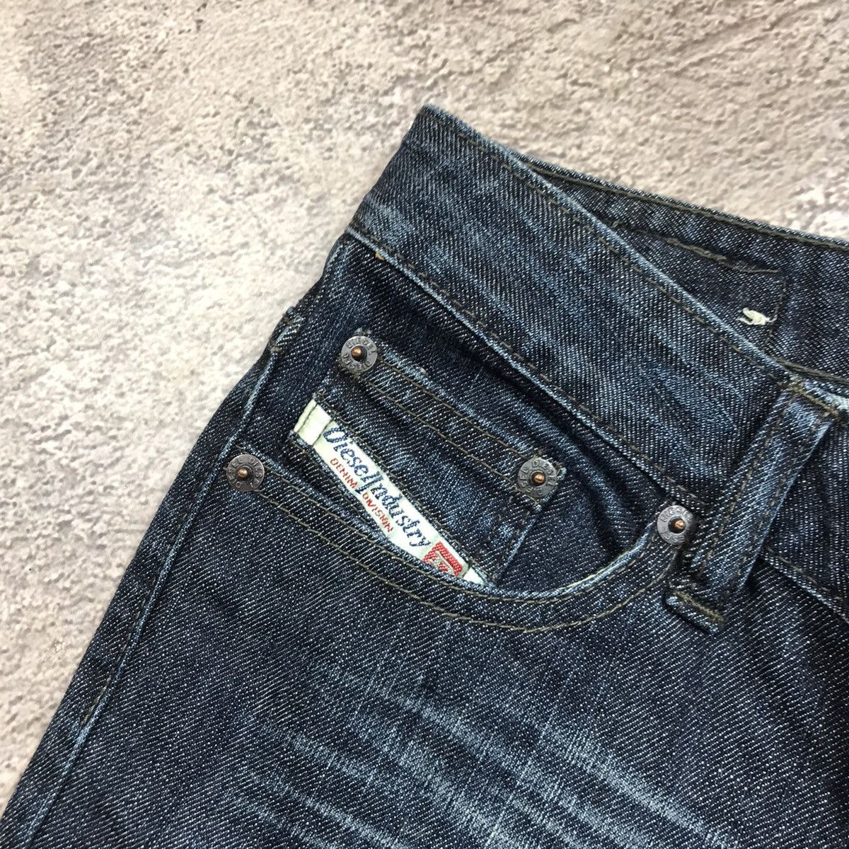 Vintage Vintage Diesel Japan Distressed Low Rise Flared Jeans 90s 27 Size 27" / US 4 / IT 40 - 4 Thumbnail