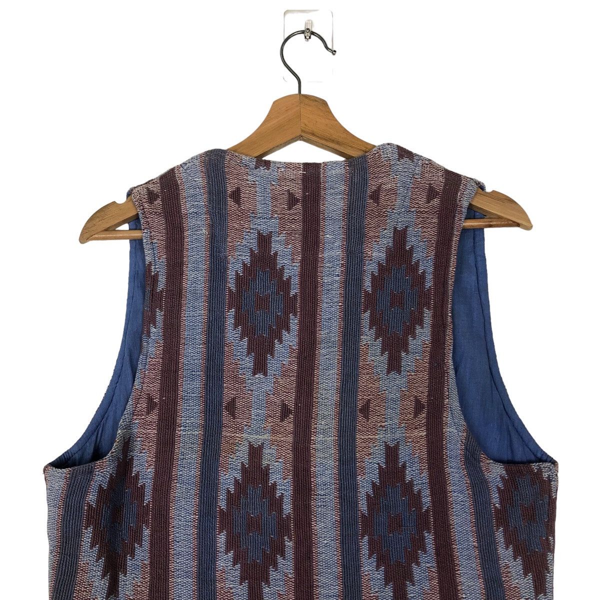 Japanese Brand 🔥90’s Vintage Vest Navajo Aztec Chimayo Jungle Storm Size US M / EU 48-50 / 2 - 9 Thumbnail