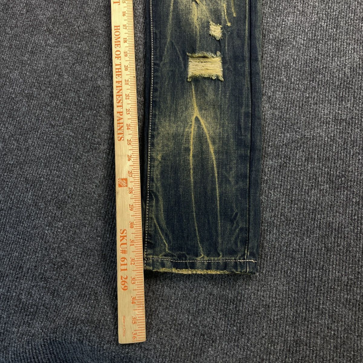 Other SOSOO Jeans Tiger Graphic Patch Size 30x32 Slim Stretch Size US 30 / EU 46 - 6 Thumbnail